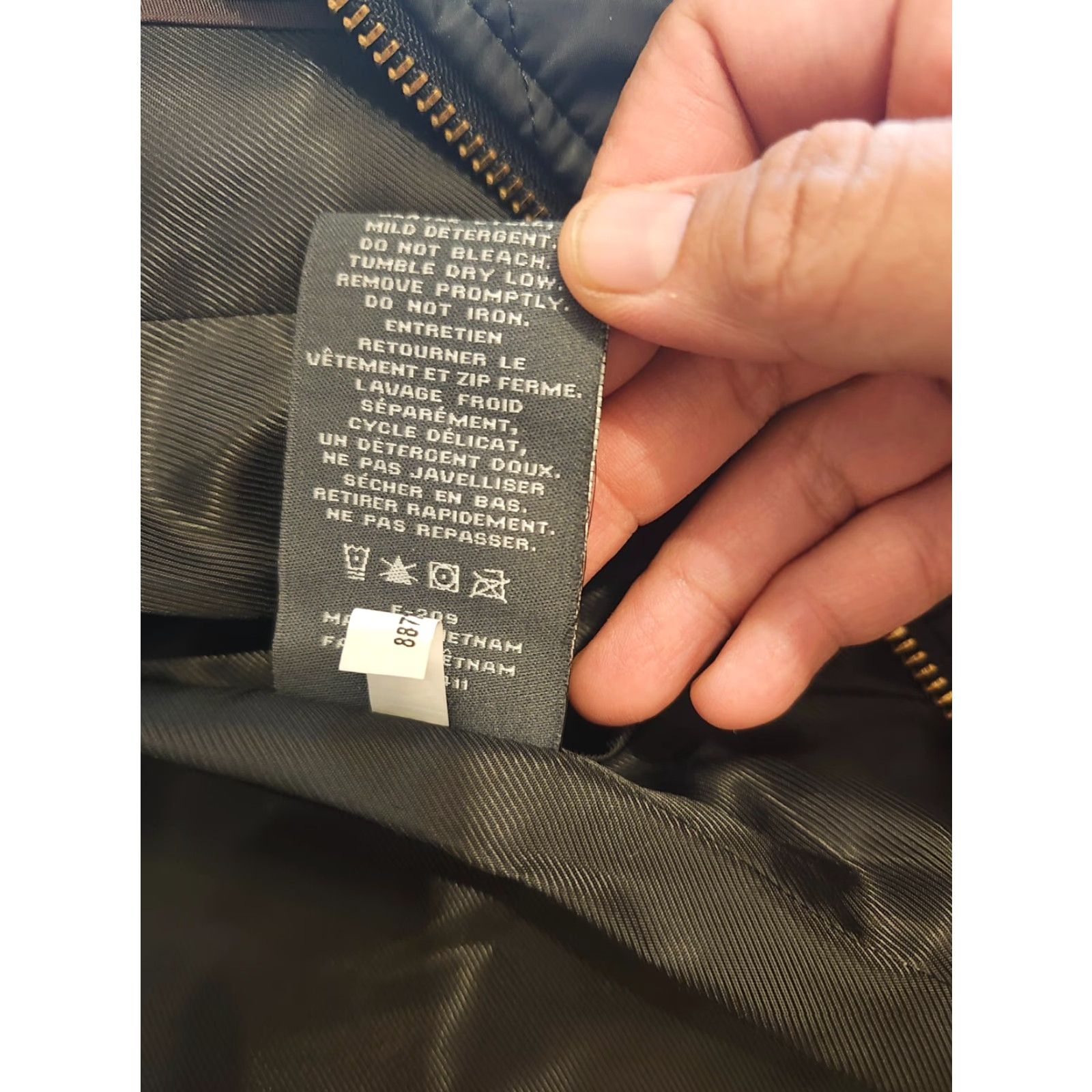 Vince Camuto Vince Camuto Quilt ed Jacket Women's M Black Parka Coat Full Zip Riding Quilted Size M / US 6-8 / IT 42-44 - 4 Thumbnail
