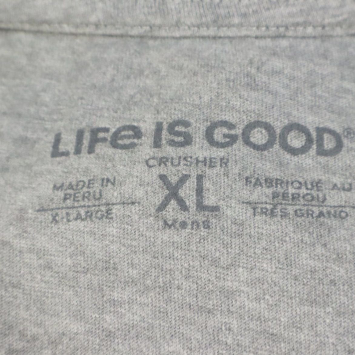 Life is Good Life is Good You're Off to Great Places Solid T-Shirt Gray Men's XL Size US XL / EU 56 / 4 - 5 Thumbnail