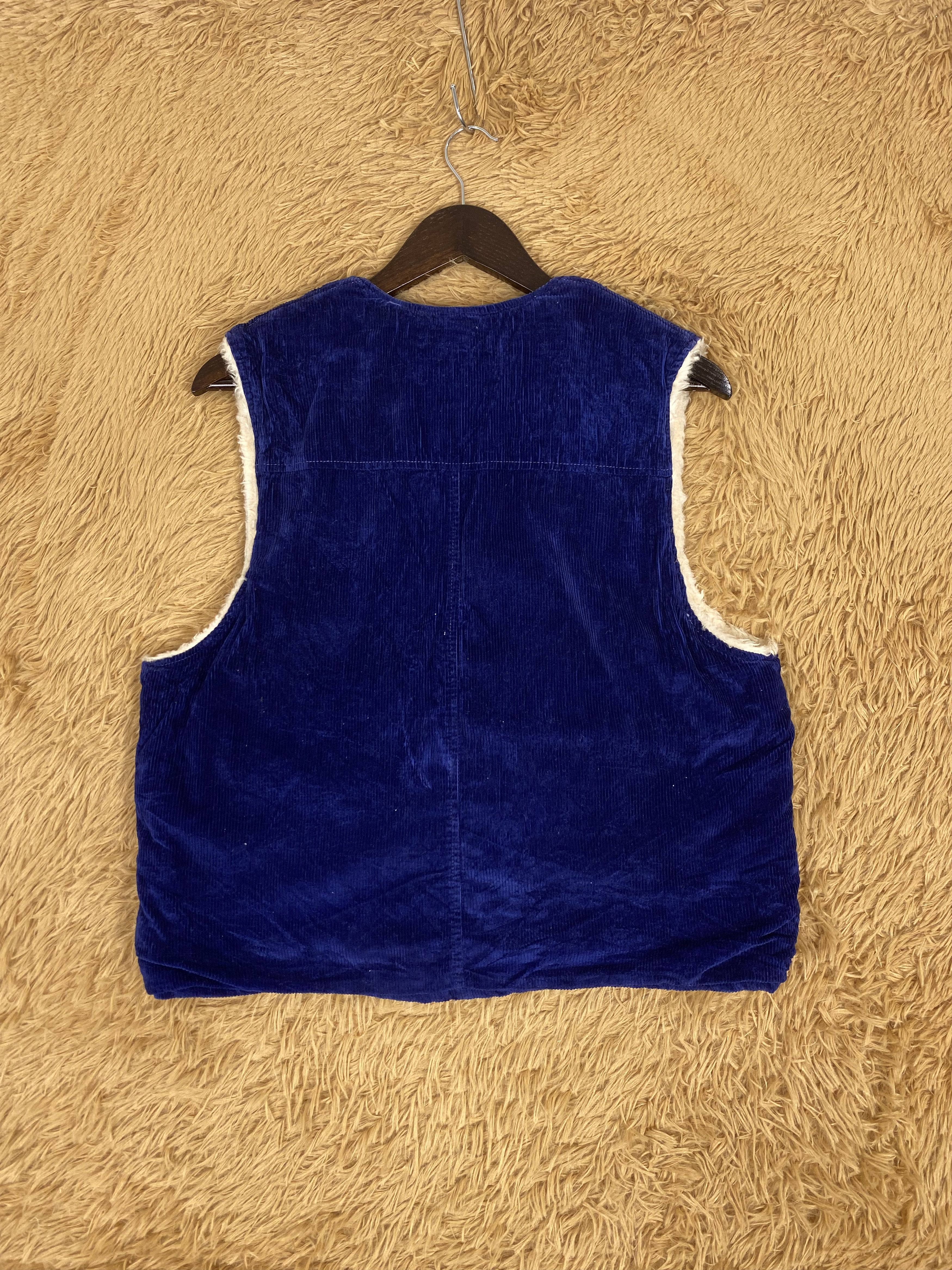 Japanese Brand Vintage Winter Coat Fleece Lining Vest Size US L / EU 52-54 / 3 - 3 Thumbnail