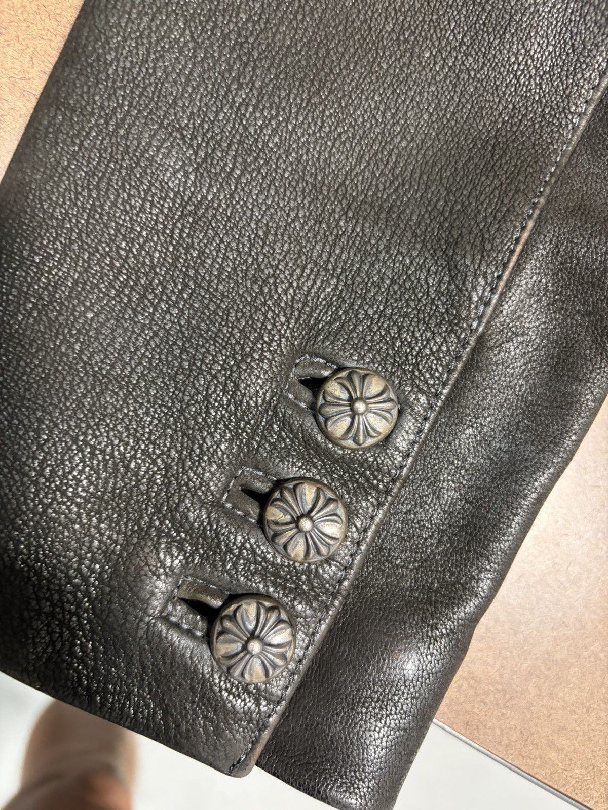 Chrome Hearts CHROME HEARTS Leather Blazer Size US L / EU 52-54 / 3 - 5 Thumbnail