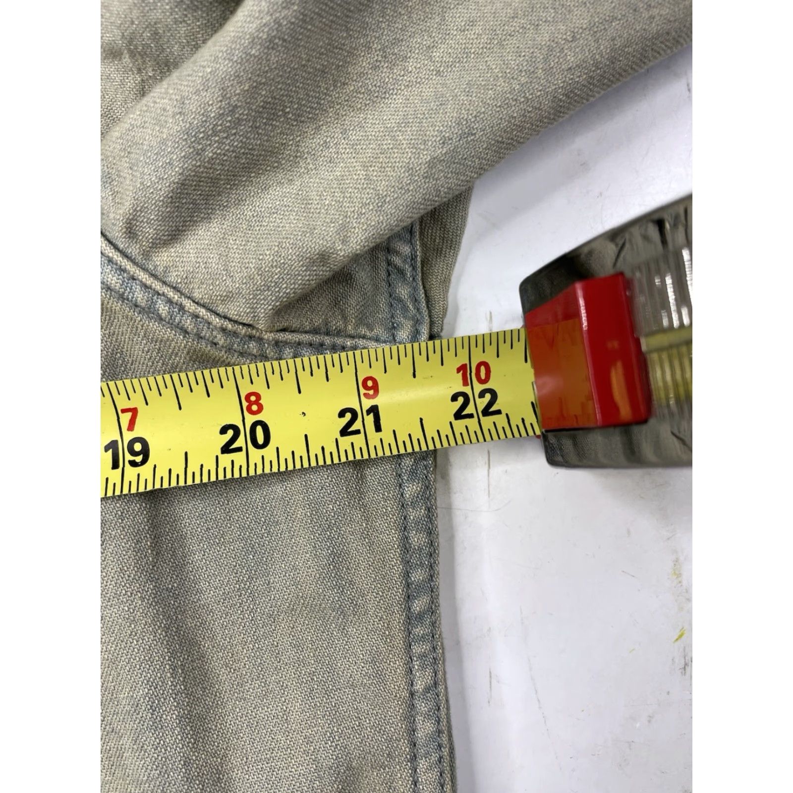 Allsaints AllSaints Cannon HS Shirt Pearl Snap Denim Washed Cotton Mens Large Denim Button-Up Short Sleeve Cotton Shirt Mens L Regular Collar Button-Down Mens Size US L / EU 52-54 / 3 - 6 Thumbnail