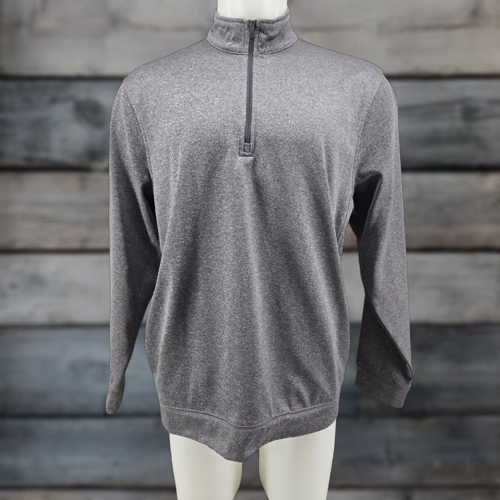 Vintage VINTAGE Pro Tour Men’s Pullover Shirt Long Sleeve 1/4 Zip Gray Medium Athletic Casual Golf Shirt Size US M / EU 48-50 / 2 - 1 Thumbnail