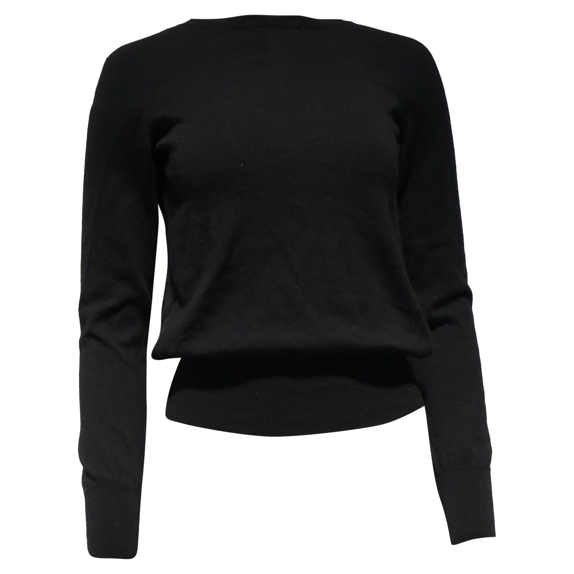 Moschino Moschino Sweater in Black Virgin Wool Size XS / US 0-2 / IT 36-38 - 1 Thumbnail