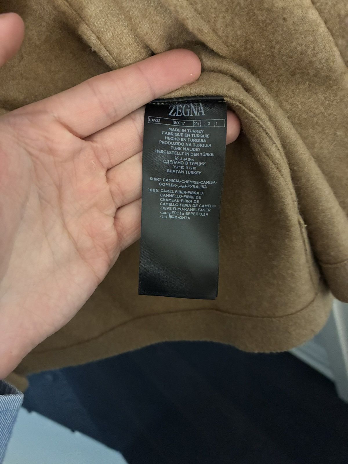 Ermenegildo Zegna Zegna cashmere overshirt jersey size medium/large Size US M / EU 48-50 / 2 - 3 Thumbnail