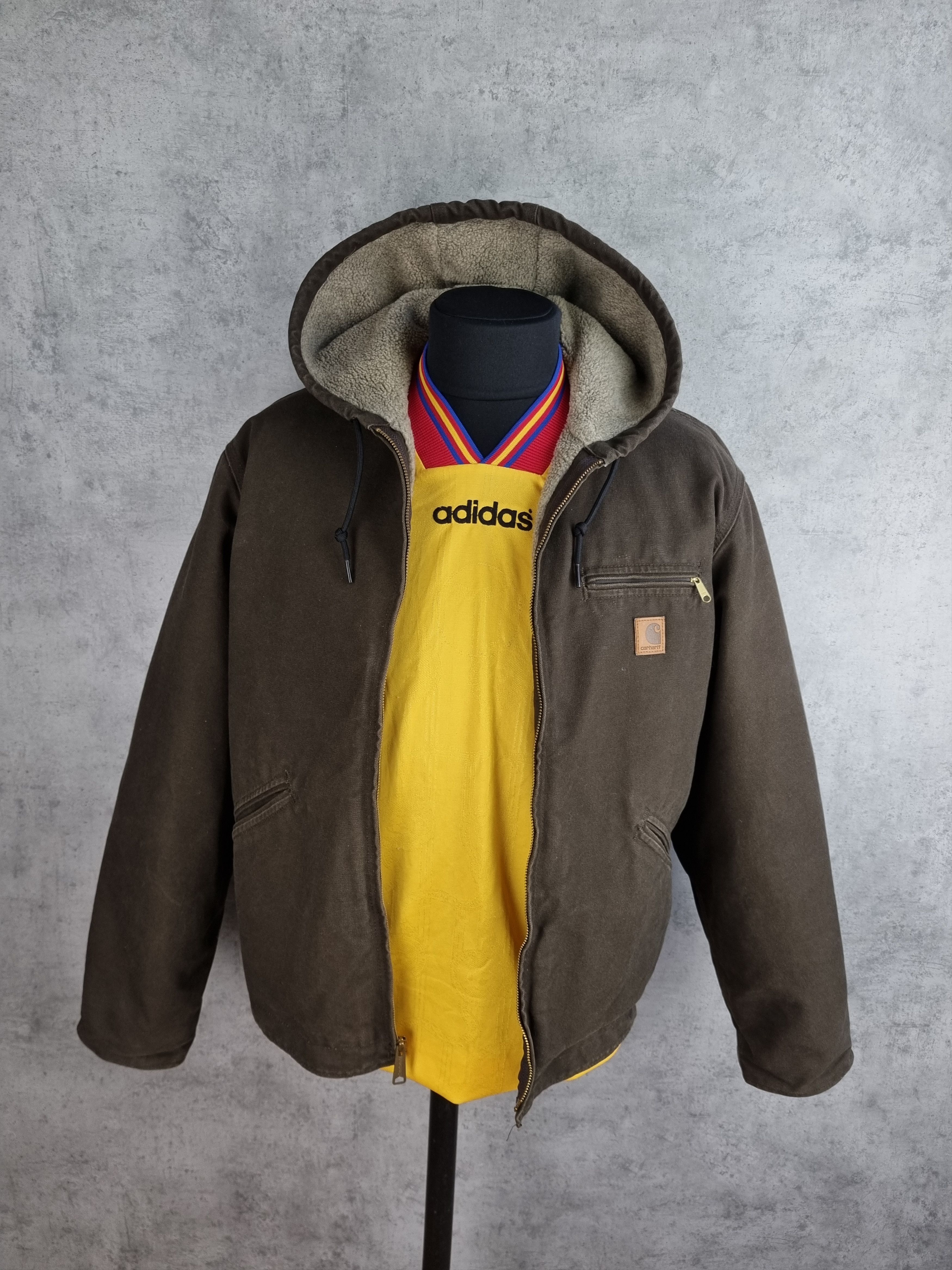 Carhartt Carhartt Deep Pile Hooded Detroit Jacket Size US L / EU 52-54 / 3 - 5 Thumbnail