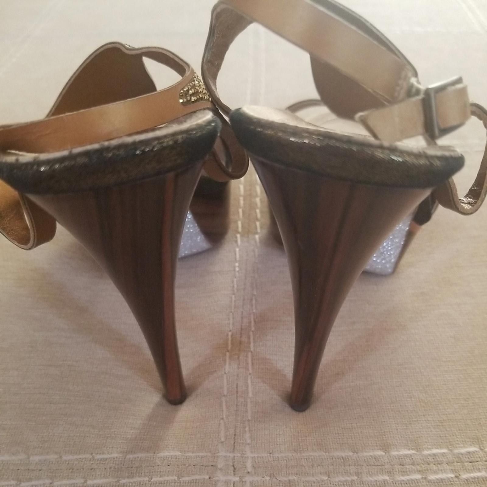 Rene Caovilla Rene Caovilla Venezia Swarovski Crystal Shoes Heels sz 8.5 Size US 8.5 / IT 38.5 - 7 Thumbnail