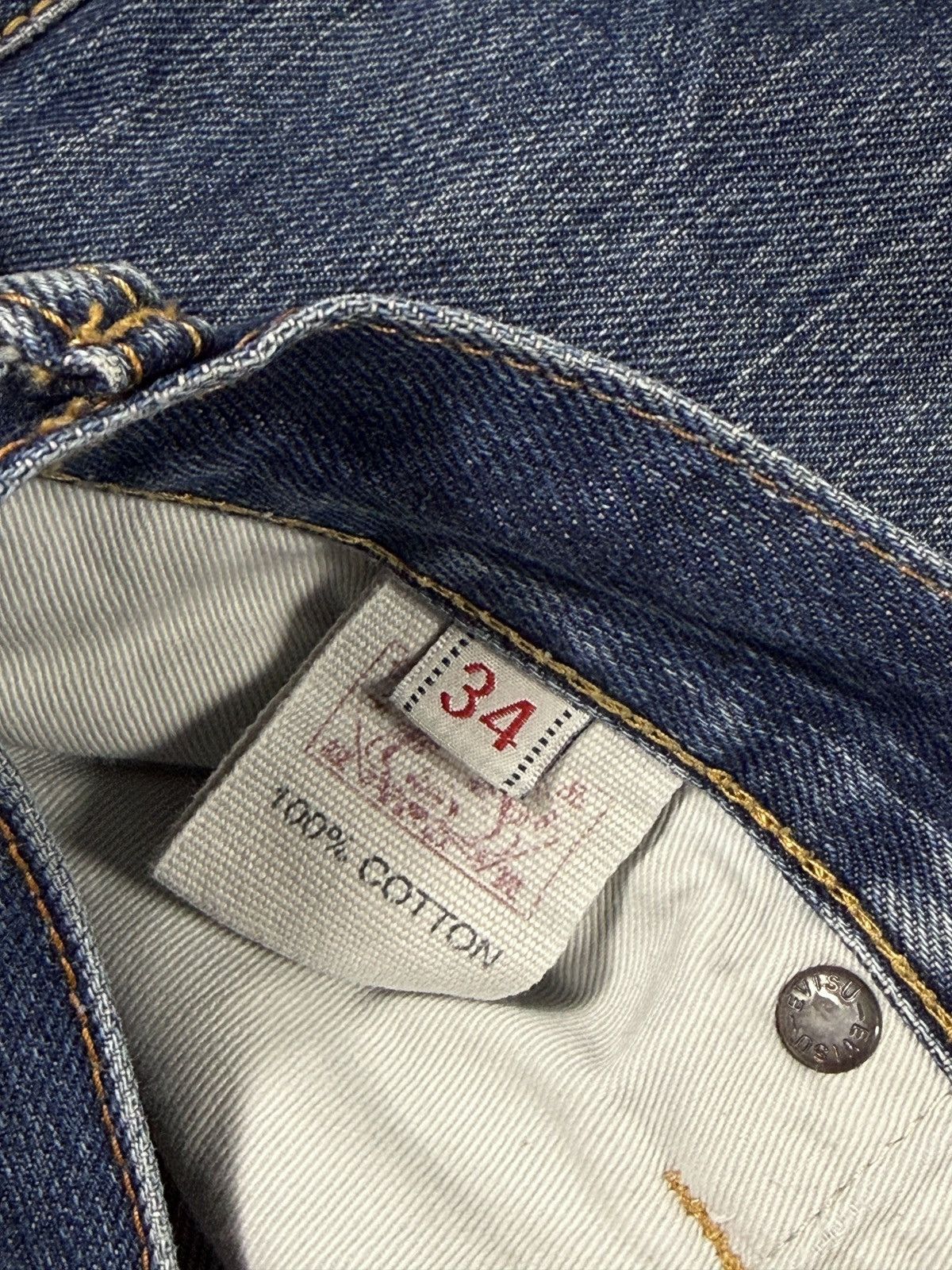 Evisu Evisu jeans daicock big logo red selvedge denim Size US 34 / EU 50 - 14 Thumbnail