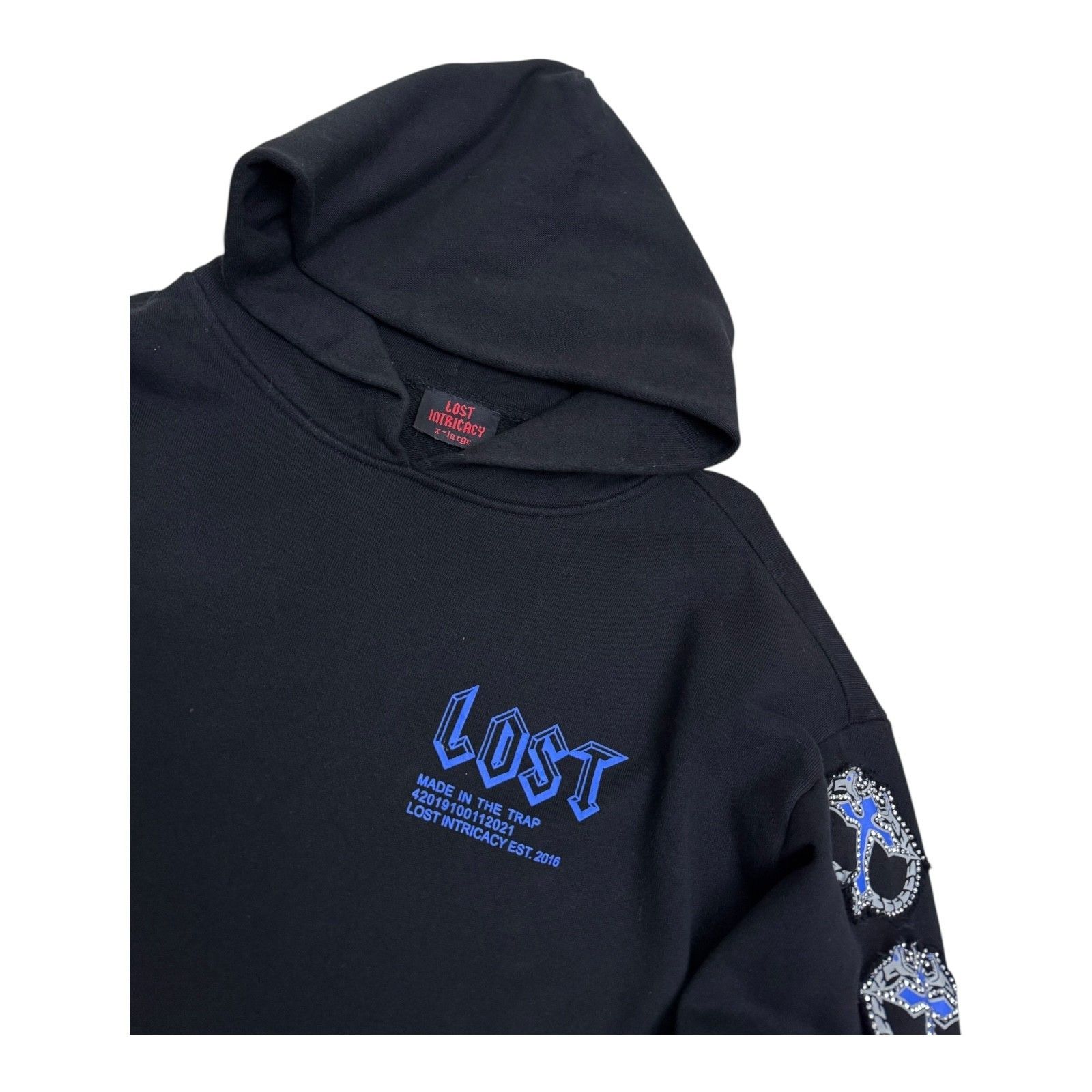 LOST INTRICACY LOST INTRICACY Luxury Streetwear Rap Hoodie Sweatshirt XL Size US XL / EU 56 / 4 - 2 Thumbnail