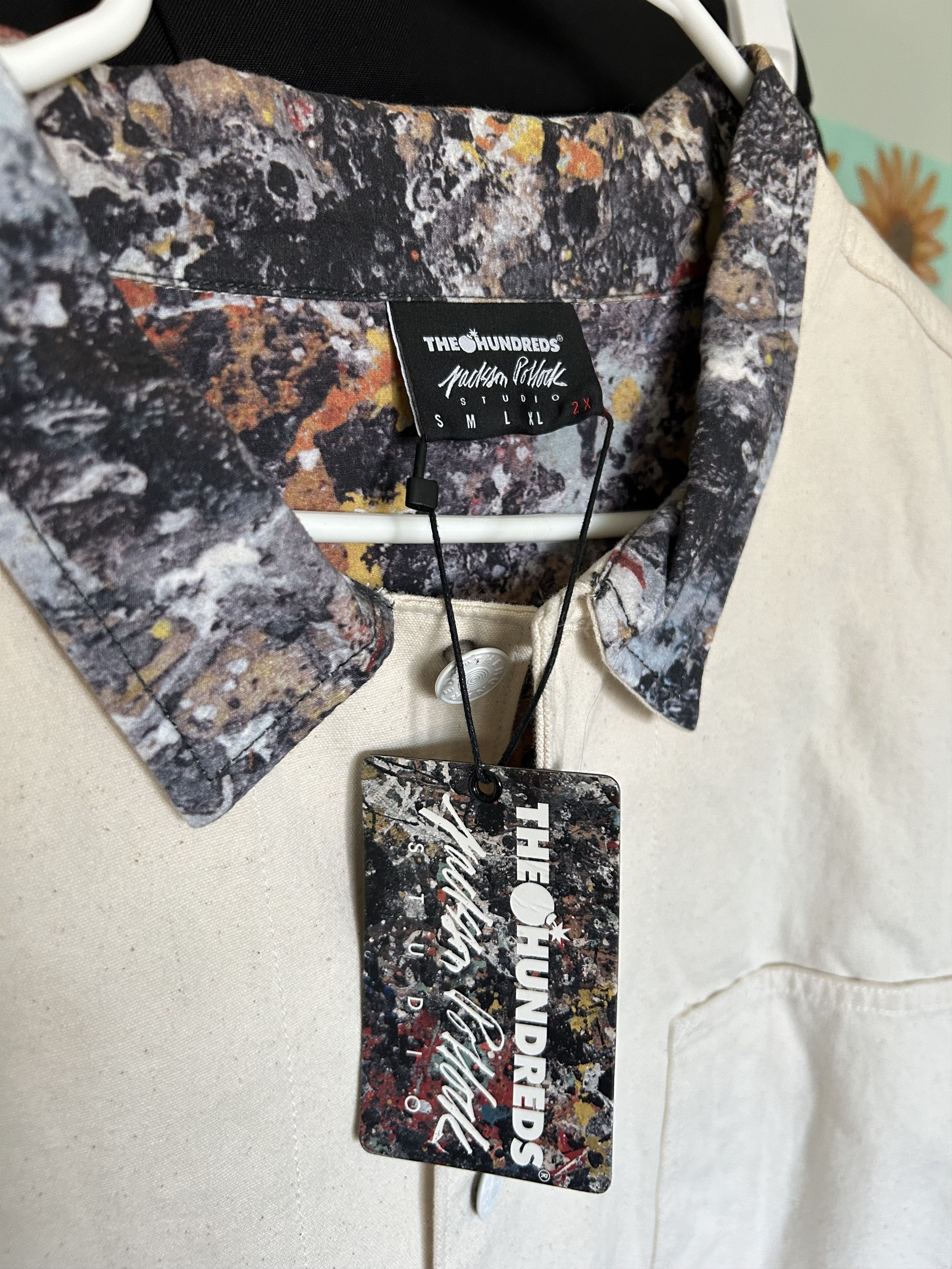 The Hundreds THE HUNDREDS x Jackson Pollock “Studio” Canvas Work Jacket Size US XL / EU 56 / 4 - 6 Thumbnail
