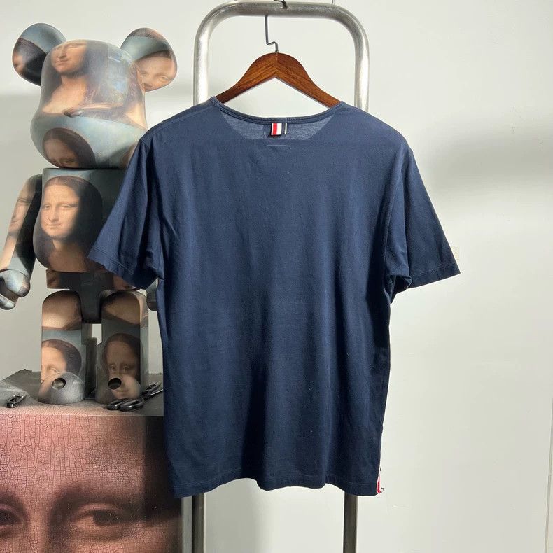 Thom Browne Thom Browne Pocket striped short sleeves Size US L / EU 52-54 / 3 - 2 Thumbnail