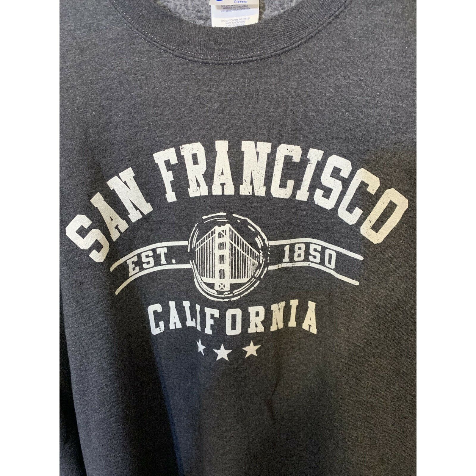 Other Port & Company San Francisco California Men's Sz 2XL Gray Sw Size US XXL / EU 58 / 5 - 1 Thumbnail