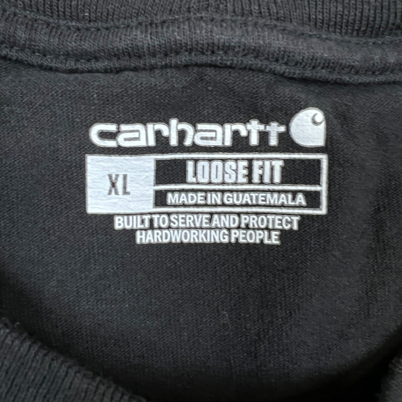 Carhartt × Vintage Carhartt T Shirt Loose Fit Spell Out Work Short Sleeve Tee Size US XL / EU 56 / 4 - 4 Thumbnail