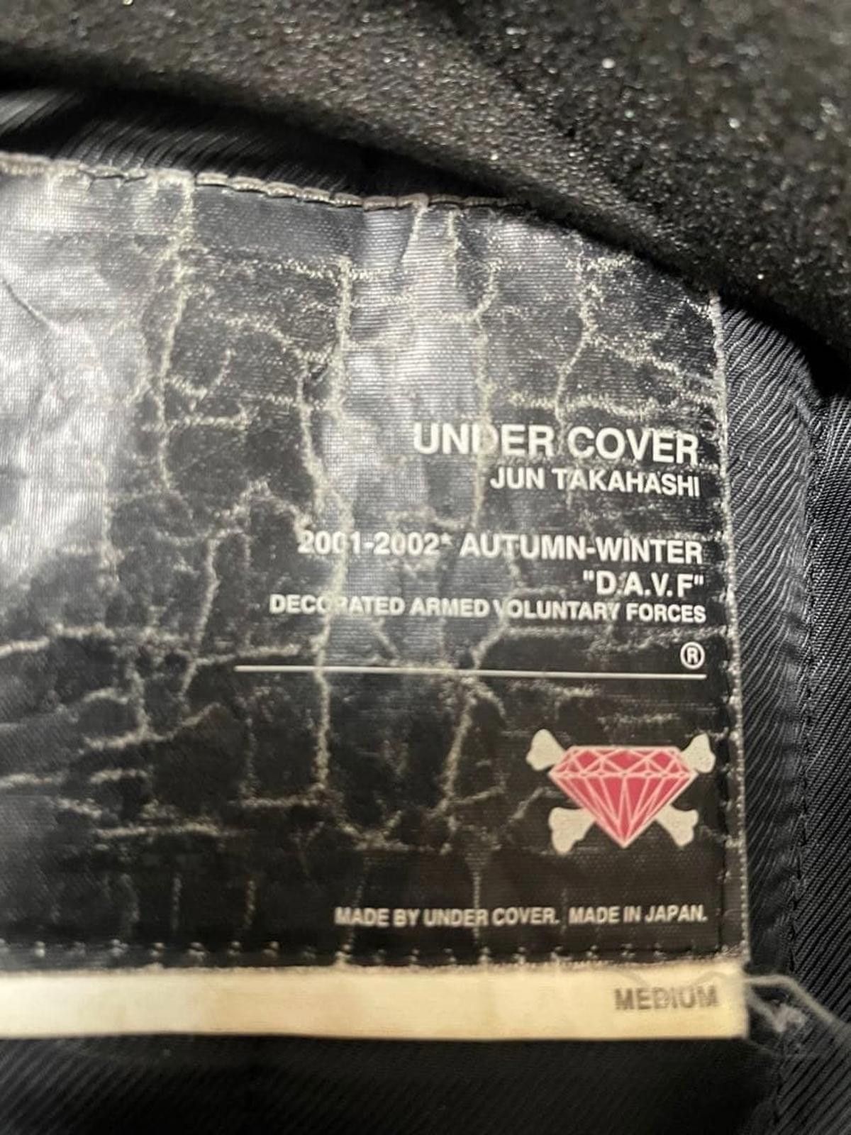Undercover Undercover - Black Leather Biker Jacket Size US M / EU 48-50 / 2 - 5 Thumbnail