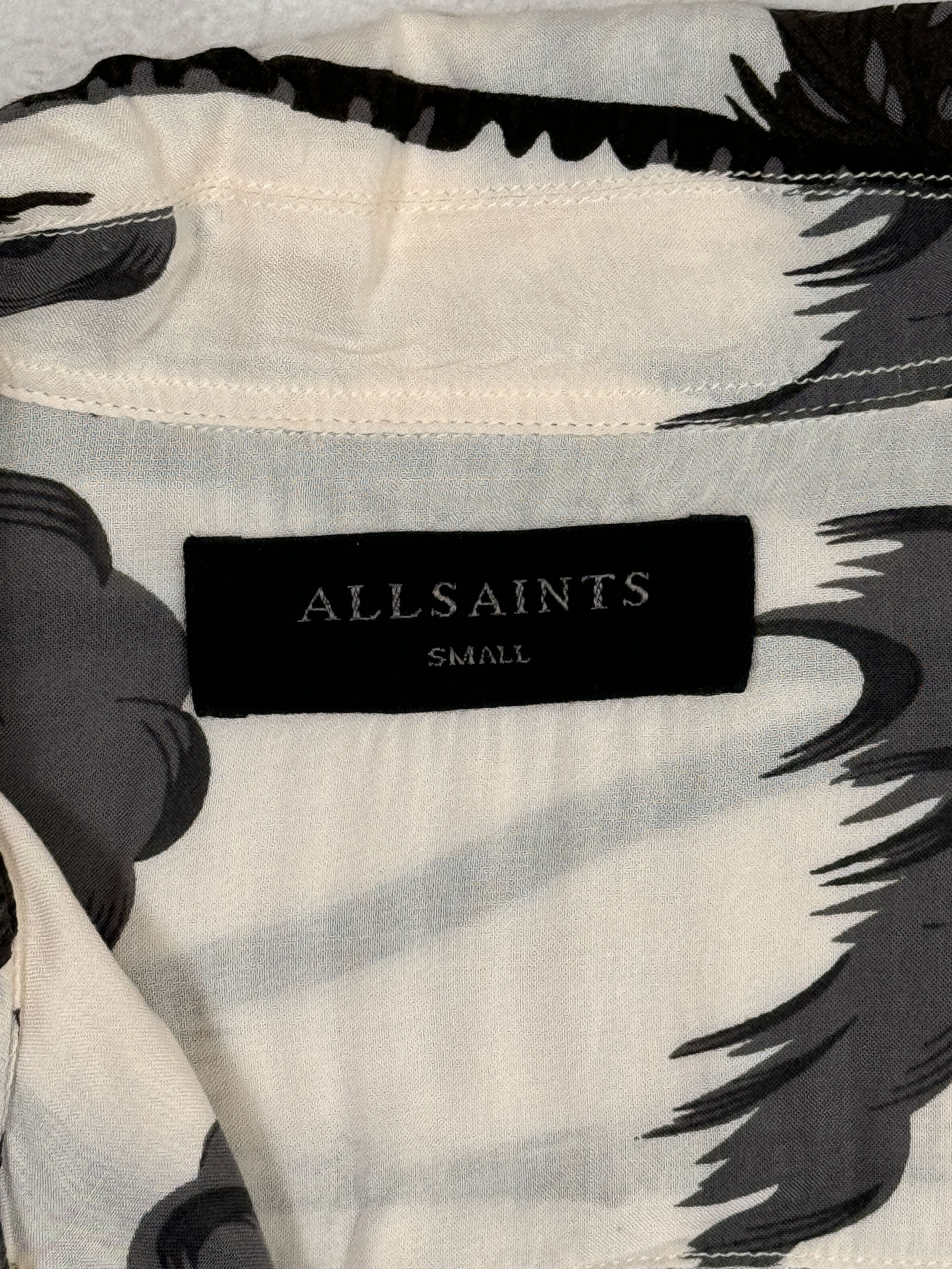 Allsaints Allsaints Hawawiian Shirt Viscose Palmes & Ocean Size US S / EU 44-46 / 1 - 8 Thumbnail