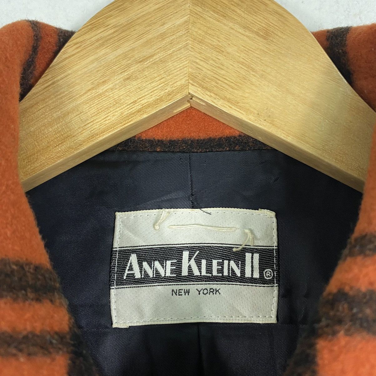 Japanese Brand Anne Klein Wool Long Coat Jacket Size US M / EU 48-50 / 2 - 11 Thumbnail