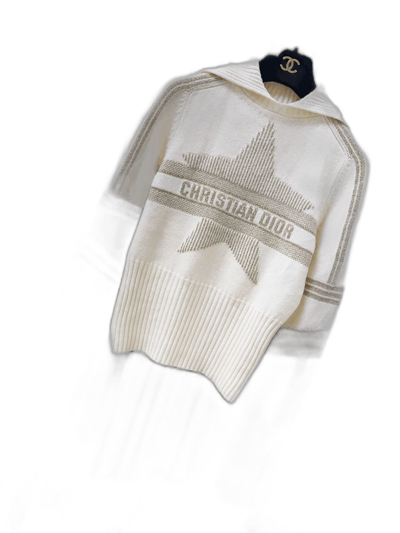 Dior Dior Lucky Star Wool Cashmere Sweater Size M / US 6-8 / IT 42-44 - 1 Thumbnail