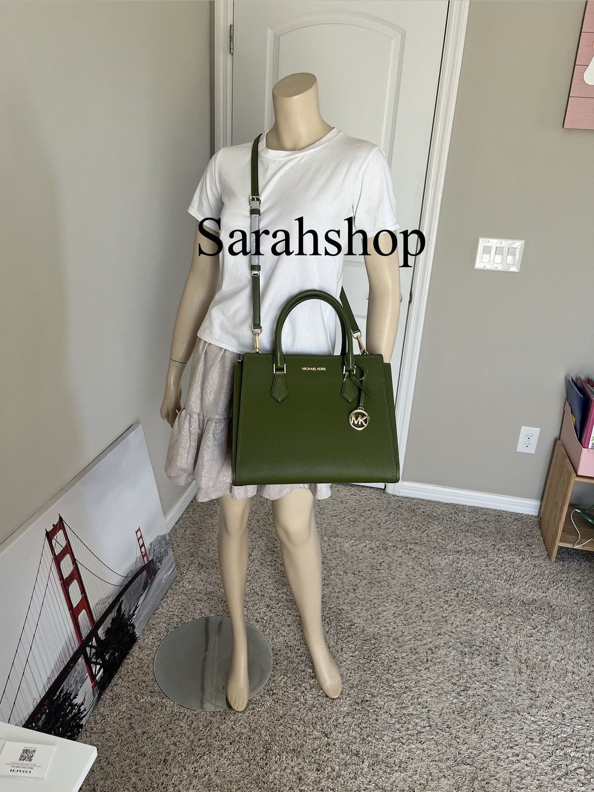 Michael Kors Michael Kors Hope Large Satchel Size ONE SIZE - 6 Thumbnail