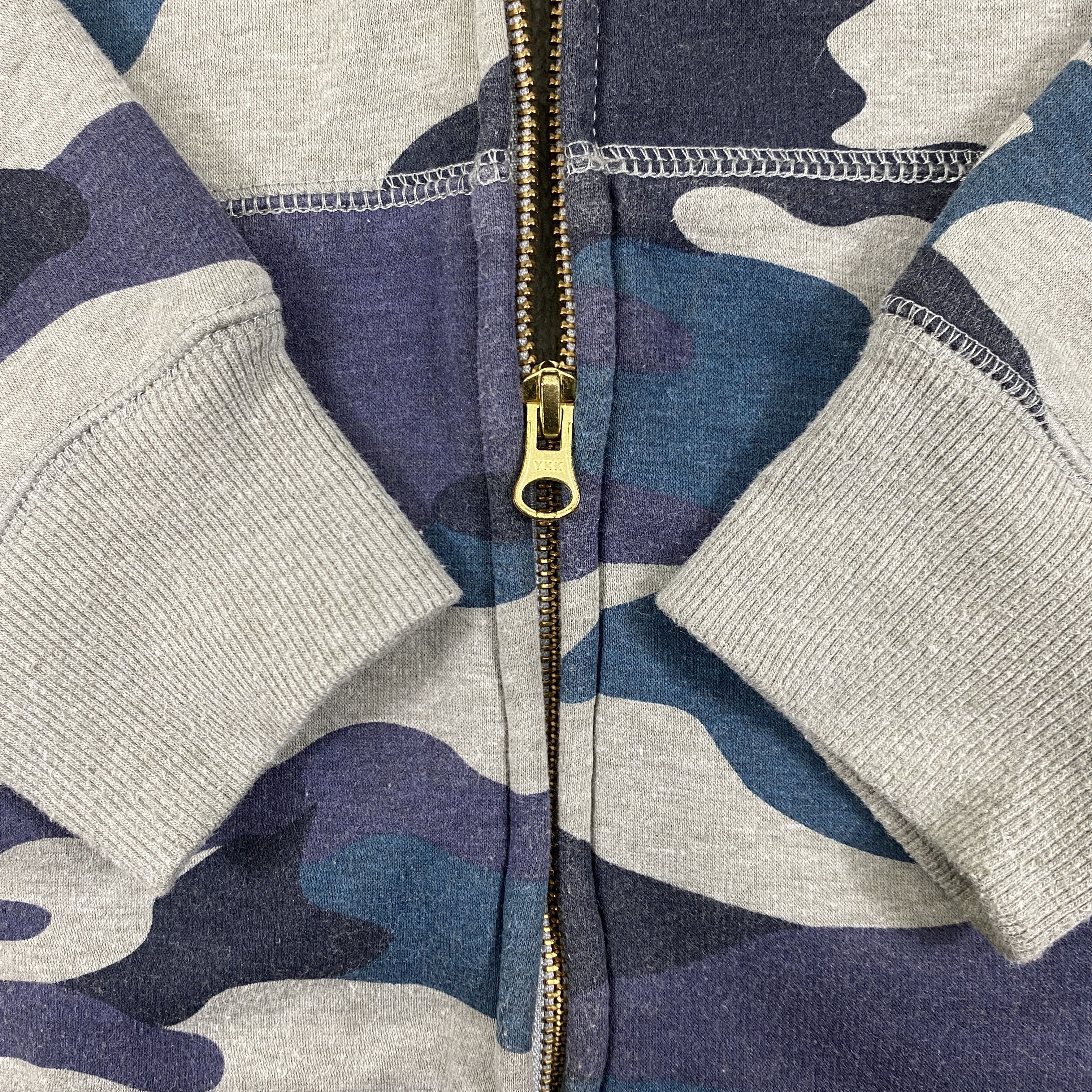 Japanese Brand MocoMoco by Backnumber Camo Zipper Hoodie - J489 Size US S / EU 44-46 / 1 - 10 Thumbnail