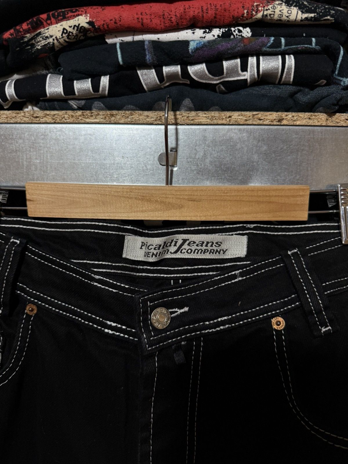 Japanese Brand Rare Japanese Brand Picaldi Baggy Rap Jeans Y2K Hype Size US 34 / EU 50 - 8 Thumbnail