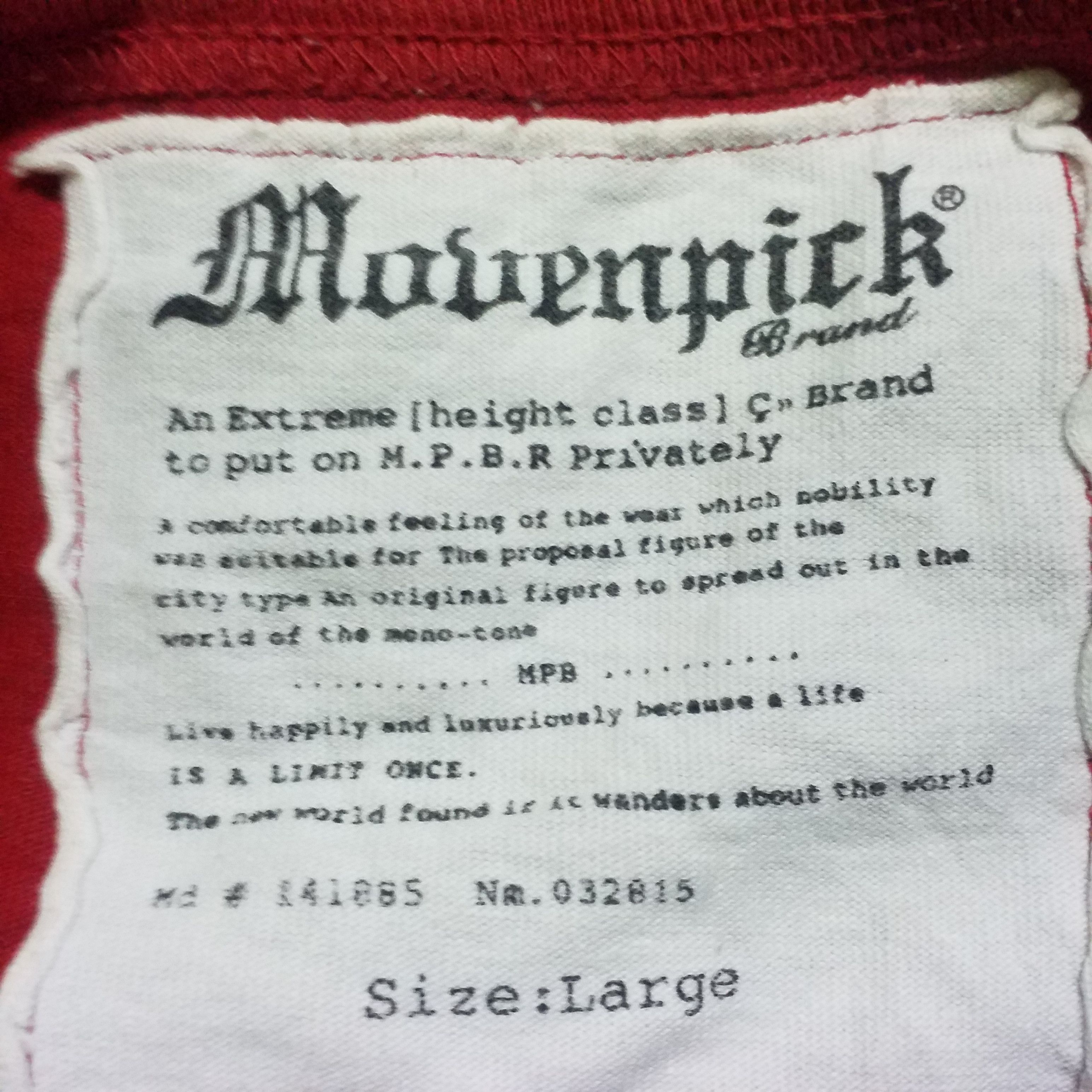 Japanese Brand movenpick 3q sleeve number shirt Size US L / EU 52-54 / 3 - 3 Thumbnail