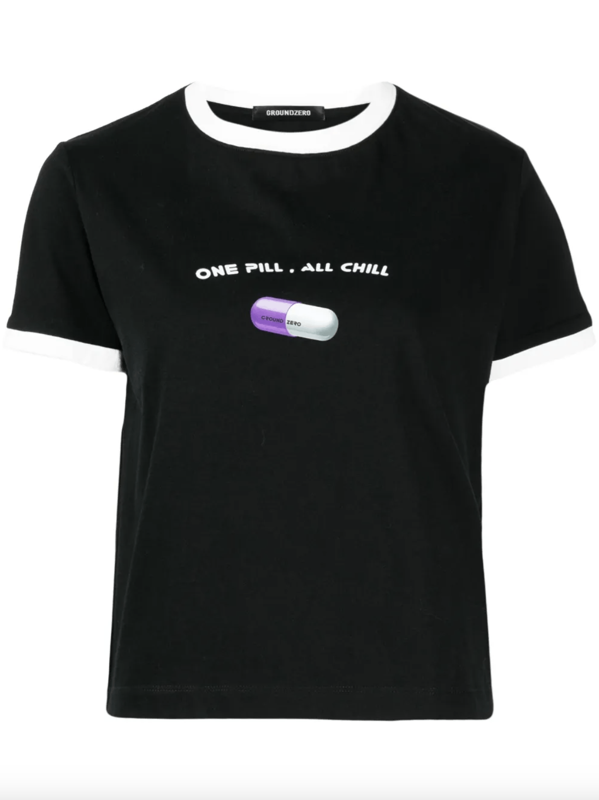 Ground Zero graphic-print cotton T-shirt