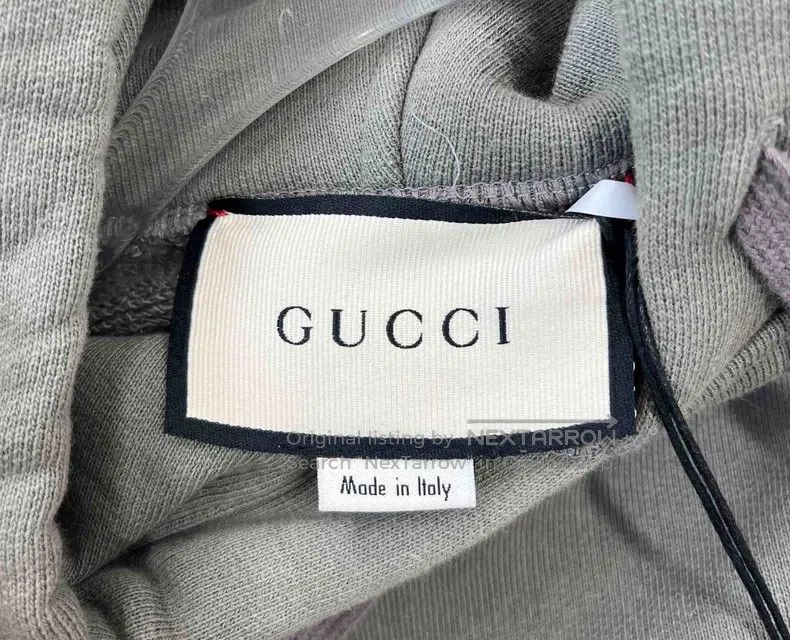 Gucci Gucci Gray string 3m reflective hoodie Size US M / EU 48-50 / 2 - 3 Thumbnail