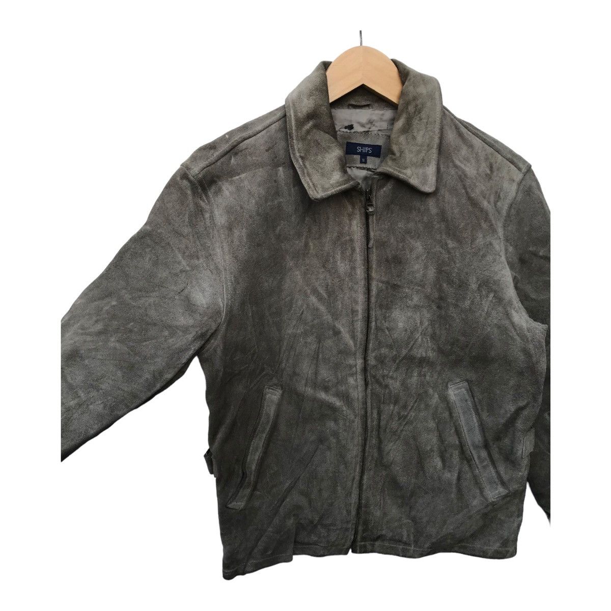 SHIPS Vintage Ships Japan Cowhide Suede Leather Jacket Size US S / EU 44-46 / 1 - 3 Thumbnail