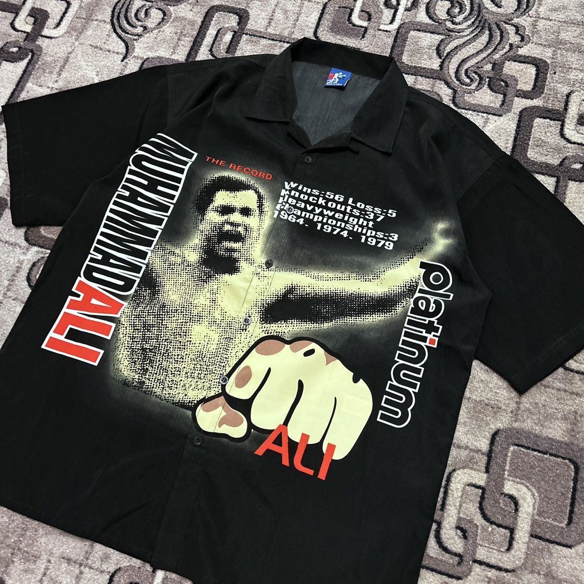 Fubu Fubu Platinium vintage full print shirt Muhammad Ali Boxing Size US XXL / EU 58 / 5 - 2 Thumbnail