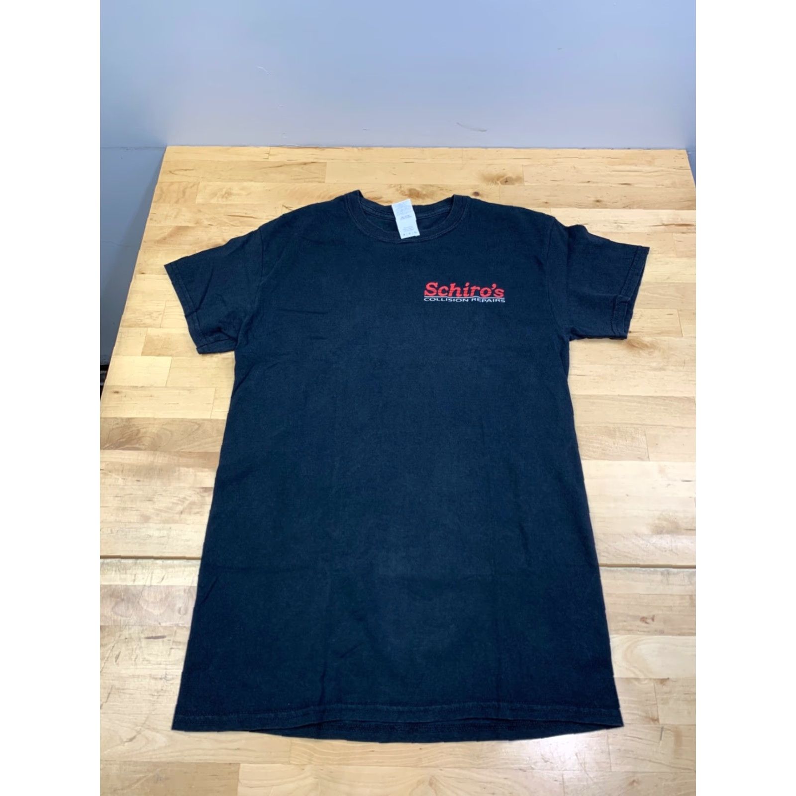 Gildan Car Collision Repair Shop Shirt Mens S Black Classic Muscle Car Size US S / EU 44-46 / 1 - 2 Thumbnail