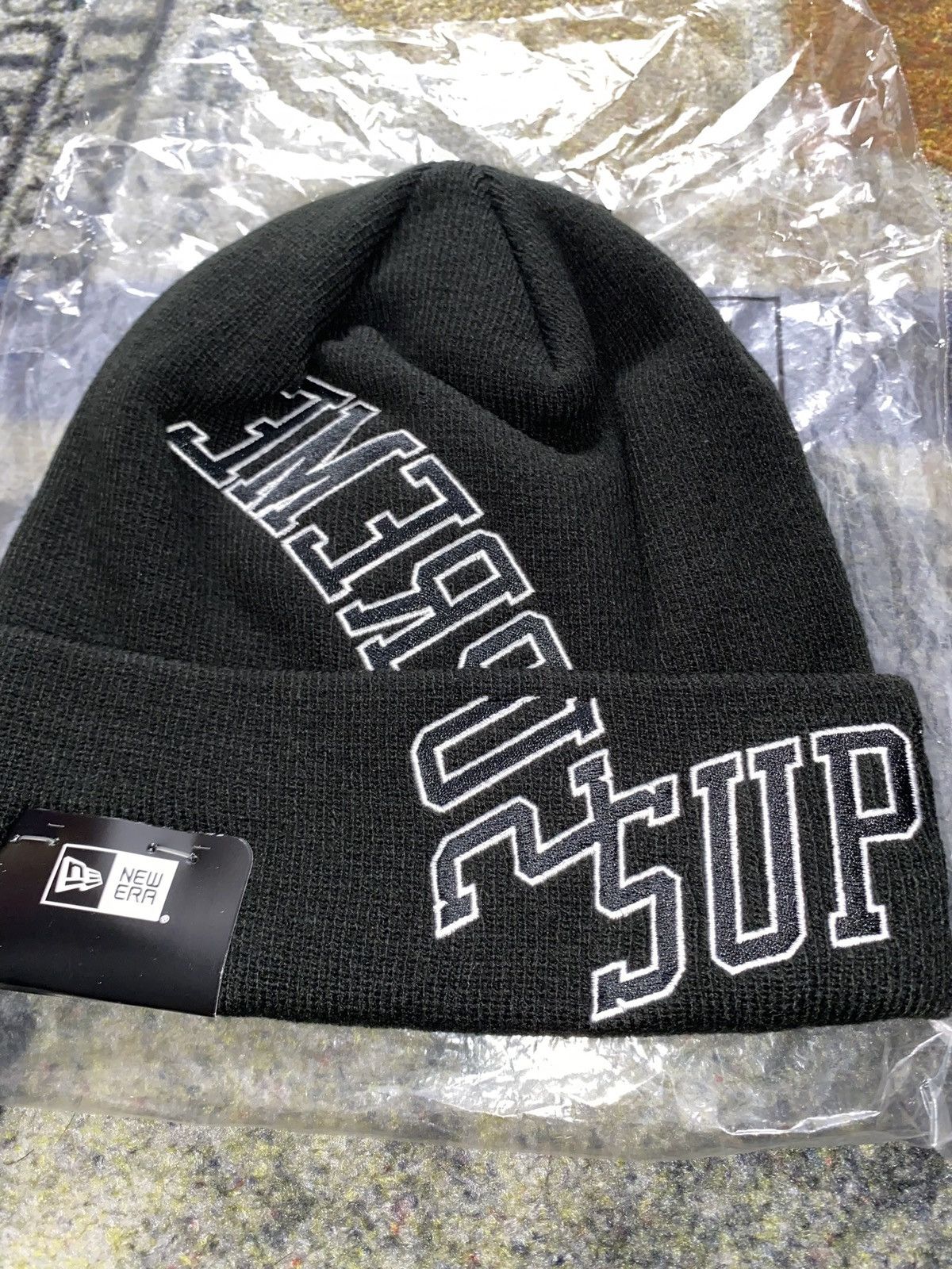 New Era × Supreme Supreme New Era Multi Arc Beanie Black Size ONE SIZE - 3 Thumbnail