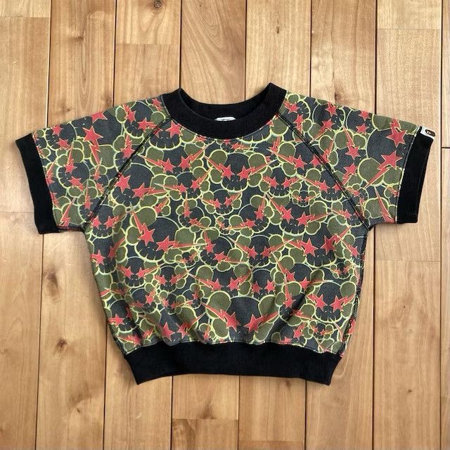 Bape × Kaws 👶KIDS SIZE👶 BAPE × KAWS skull sta sweat shirt a bathing ape Size ONE SIZE - 1 Thumbnail