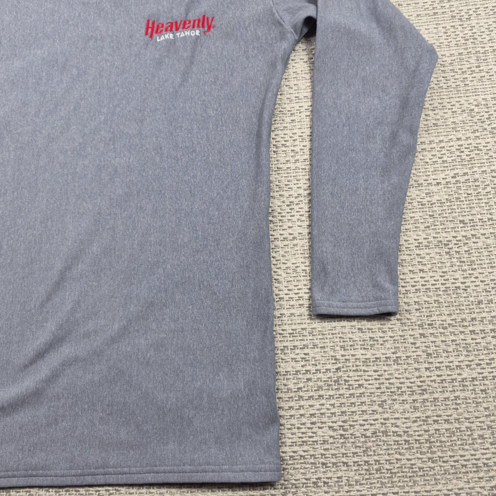 Under Armour Under Armour Shirt Womens Large Gray Heavenly Lake Tahoe Mock Neck Ski Base Layer Size L / US 10 / IT 46 - 2 Thumbnail