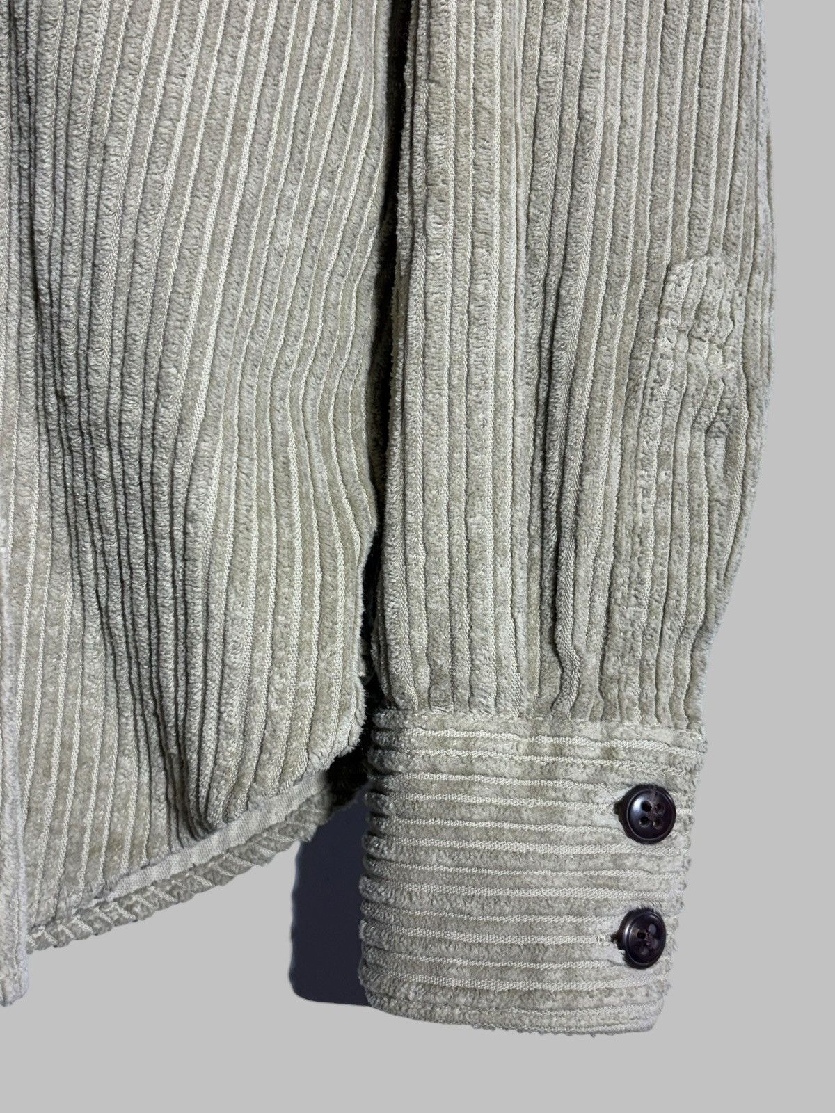 Tintoria Mattei Tintoria Mattei 954 Long Sleeve Corduroy Shirt Luxury Size US M / EU 48-50 / 2 - 6 Thumbnail