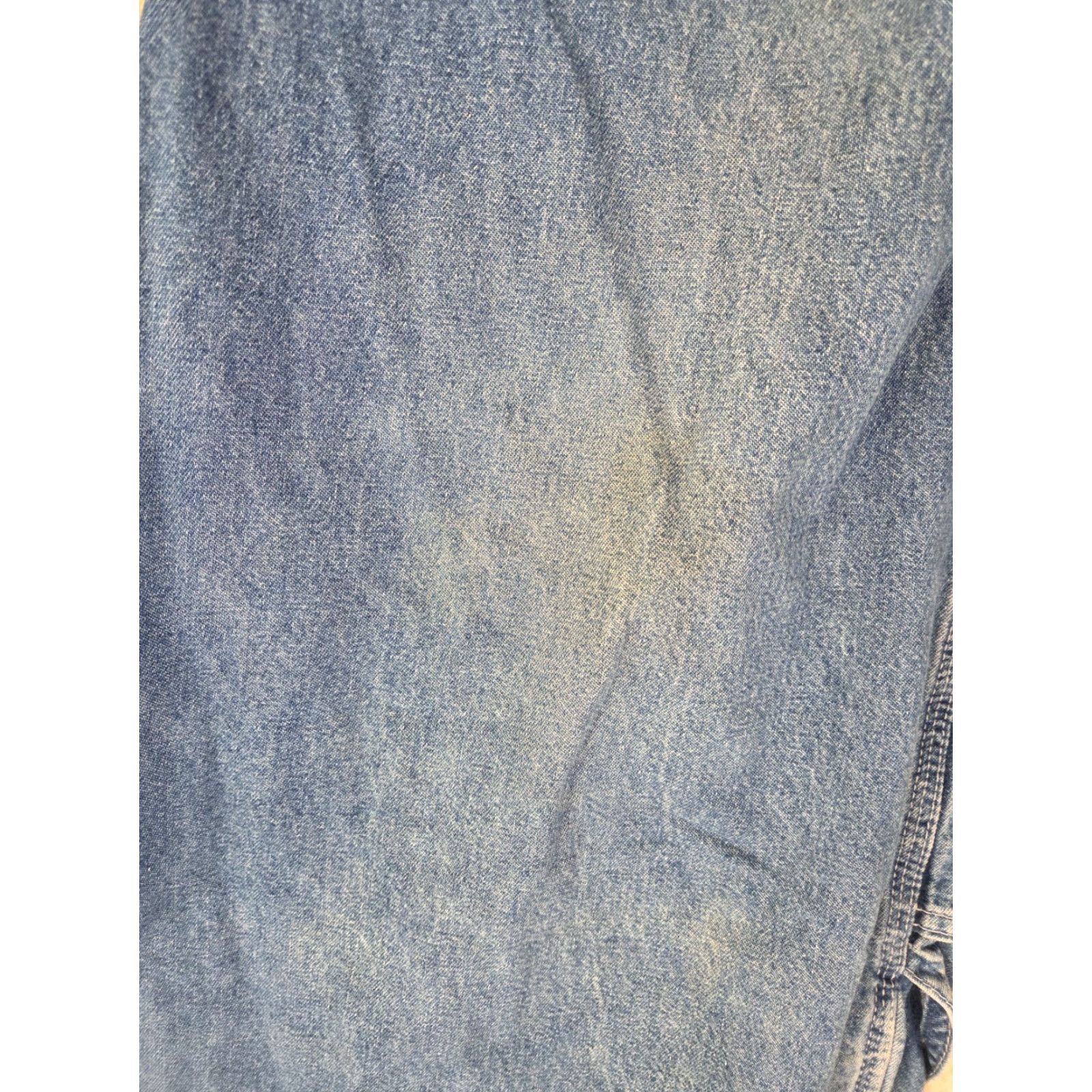 Carhartt VINTAGE Carhartt Carpenter Jeans Pants 42x32 Blue Denim Workwear 90s Grunge Hip Hop USA Mens Carhartt B73 DST Leather Logo Distressed Size US 42 / EU 58 - 4 Thumbnail