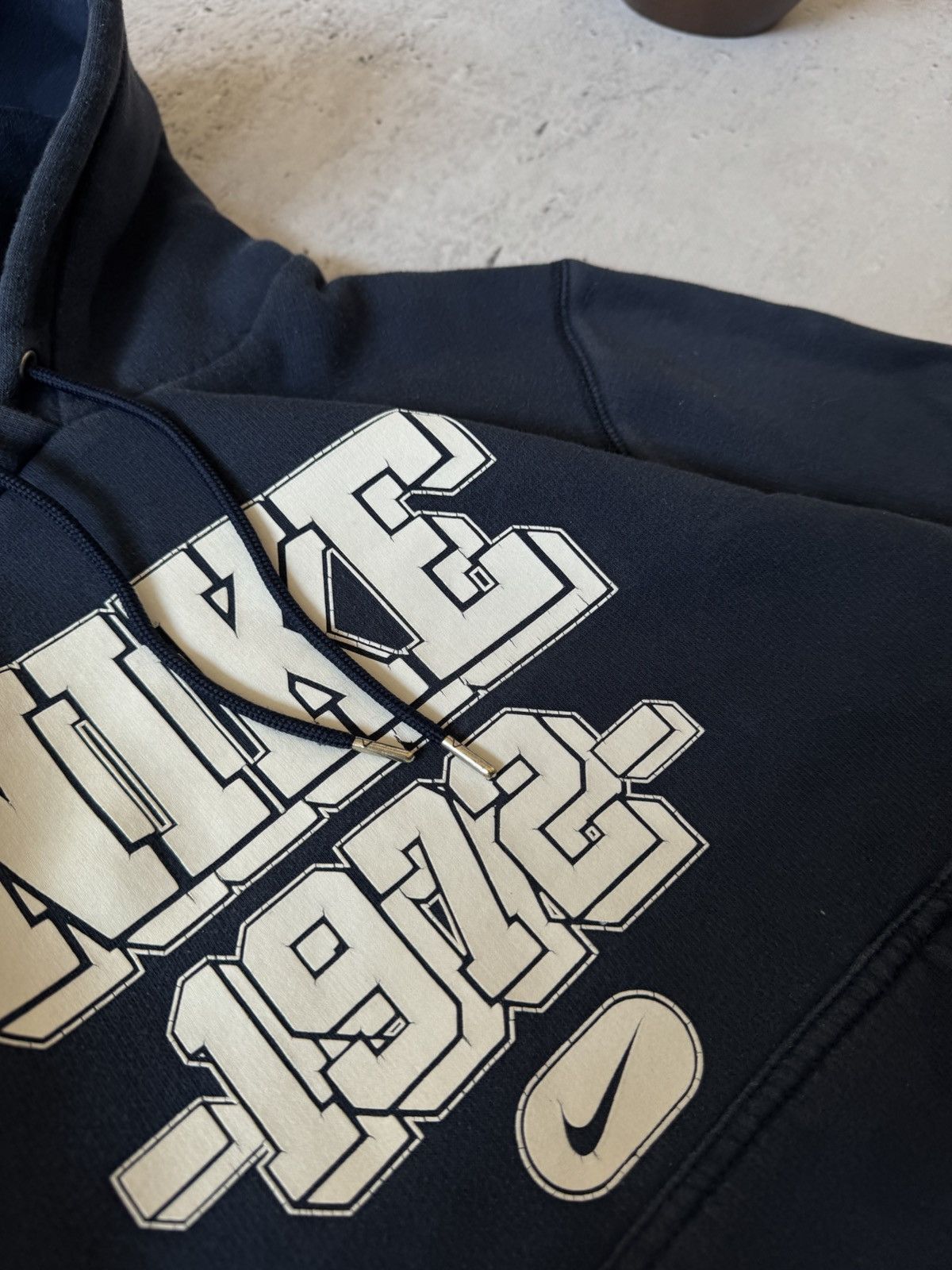 Nike × Vintage NIKE VINTAGE 00s y2k OVERSIZE BAGGY HOODIE CENTER LOGO Size US S / EU 44-46 / 1 - 4 Thumbnail