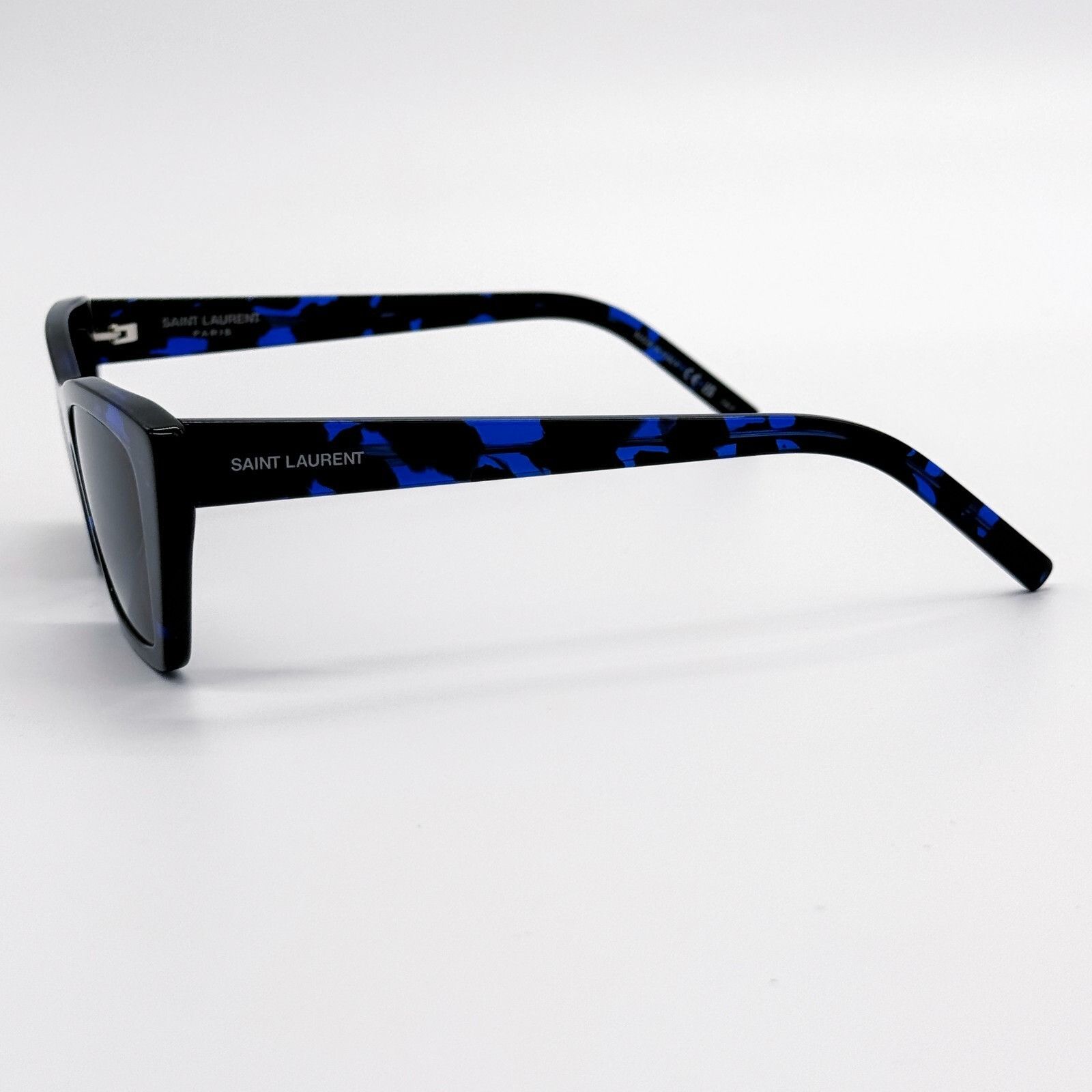 Saint Laurent Paris NEW SAINT LAURENT SL 276 MICA 009 CAT EYE BLACK BLUE GREY WO Size ONE SIZE - 5 Thumbnail