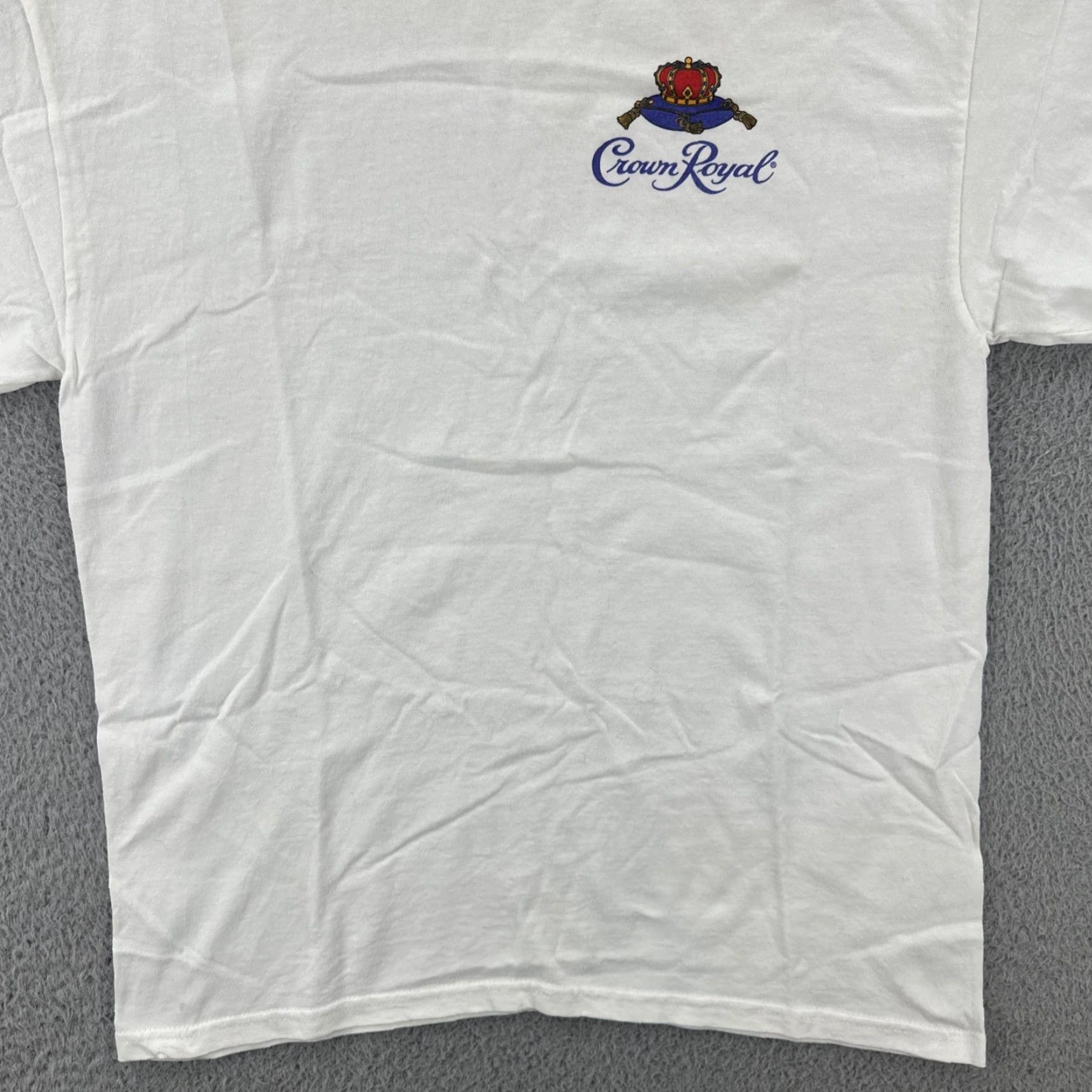 Gildan VINTAGE Gildan Shirt Crown Royal Alcohol Promo Logo Tee Men’s Large White 90s USA Mens Size US L / EU 52-54 / 3 - 4 Thumbnail