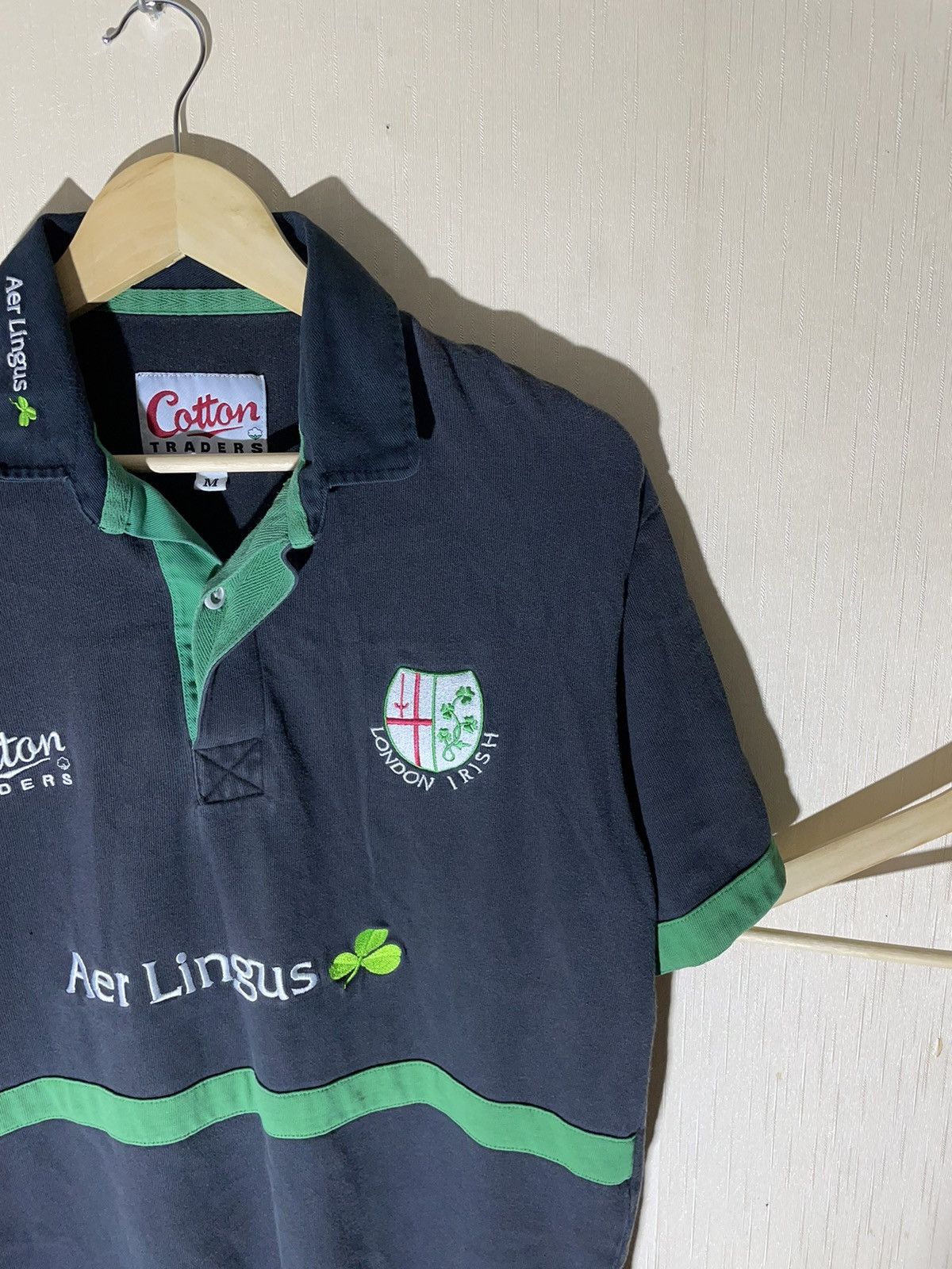 Cotton Traders × Vintage Cotton Traders London Irish 1999 vintage rugby jersey Size US M / EU 48-50 / 2 - 2 Thumbnail