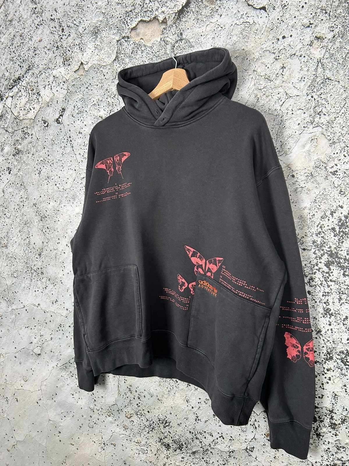 Adidas Adidas Hoodie Streetwear Baggy Boxy Fit Hype Skate Size US M / EU 48-50 / 2 - 2 Thumbnail