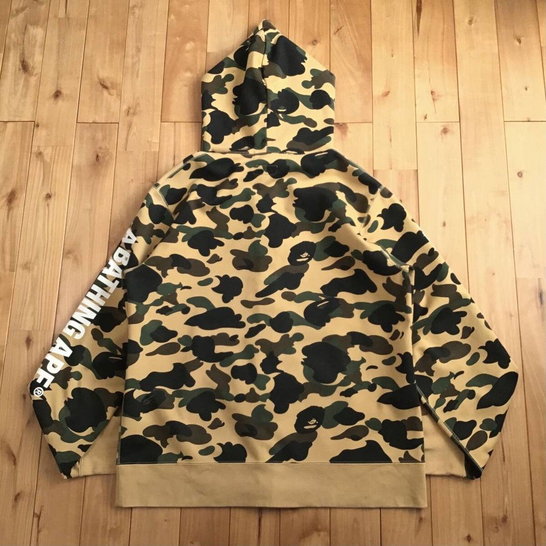 Bape BAPE GORE Wind Stopper 1st Camo Yellow Full Zip Hoodie APE Size US XXL / EU 58 / 5 - 2 Thumbnail