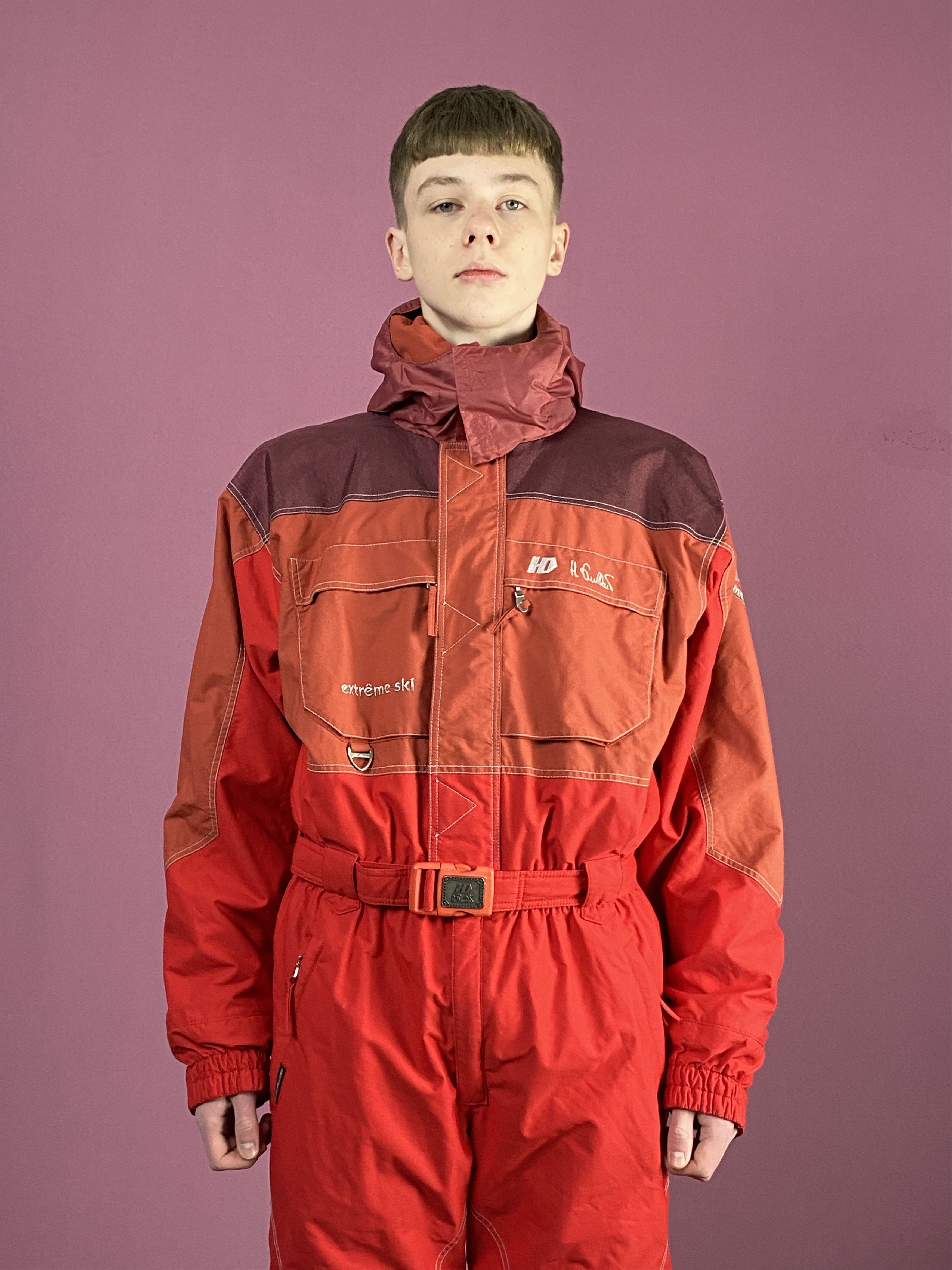 Vintage Henri Duvillard Vintage Men's One Piece Ski Suit - L Size US L / EU 52-54 / 3 - 5 Thumbnail