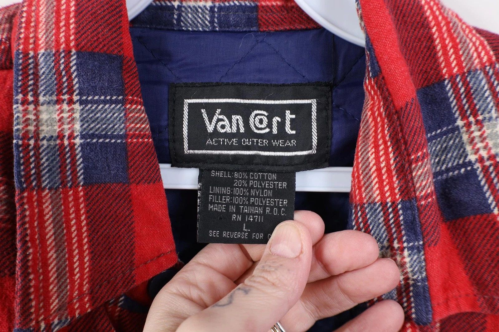 Vintage Vintage 70s Streetwear Flannel Shirt Jacket Jac Shirt Size US L / EU 52-54 / 3 - 6 Thumbnail