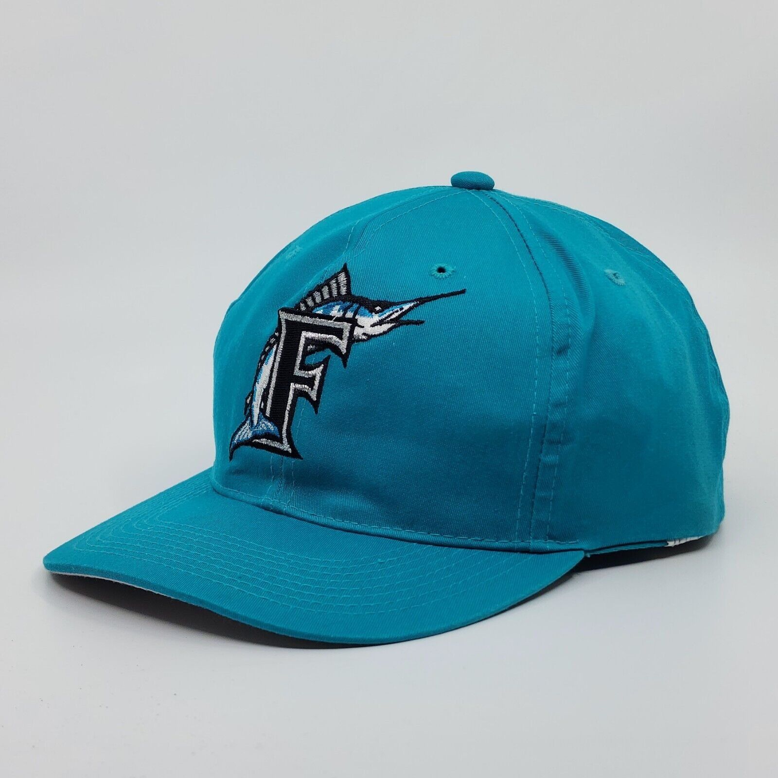 Vintage Vintage Florida Marlins MLB Logo Snapback Baseball Hat Size ONE SIZE - 3 Thumbnail