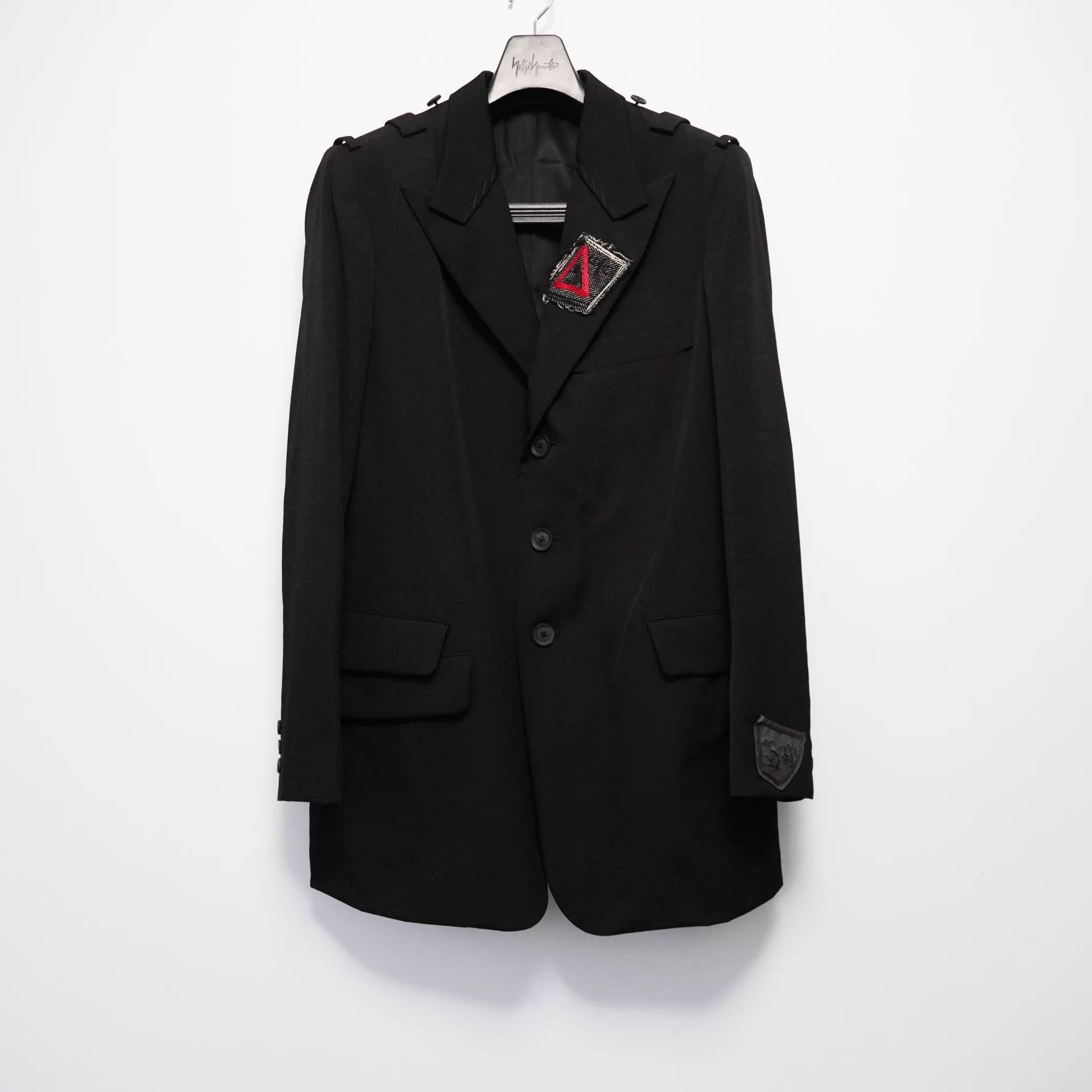 Yohji Yamamoto Yohji Yamamoto 2020AW Shoulder Badge Jacket Size 2 Size US M / EU 48-50 / 2 - 6 Thumbnail