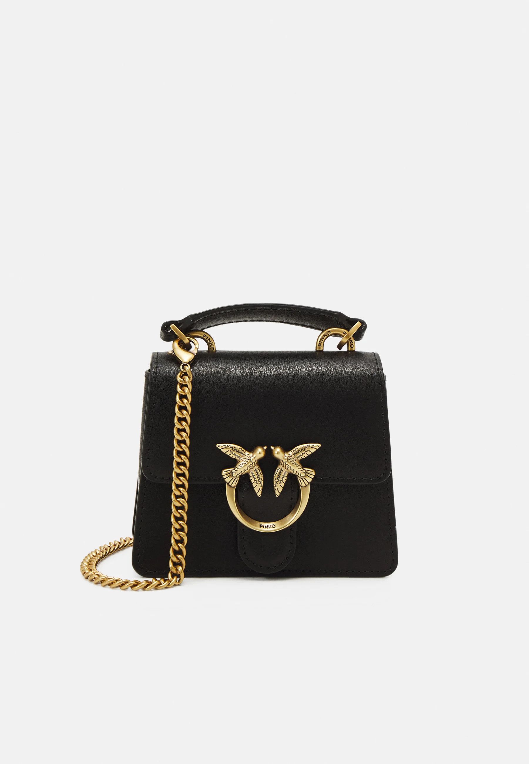 Pinko o1s22i1n0824 Size: OS / Top Handle Mini Light Bag in Black Size ONE SIZE - 1 Thumbnail