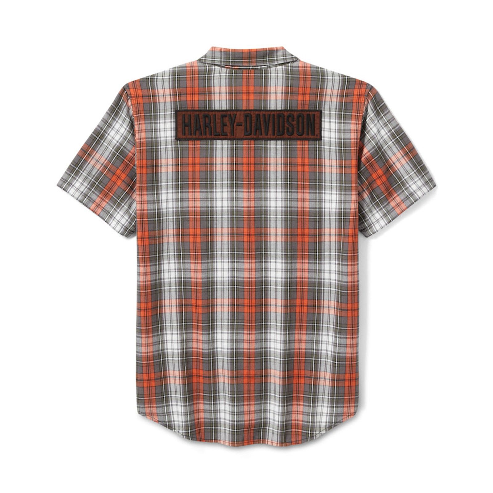 Harley Davidson NWT Harley Davidson Men's Block Font Yarn Dyed Plaid Shirt Size US L / EU 52-54 / 3 - 3 Thumbnail