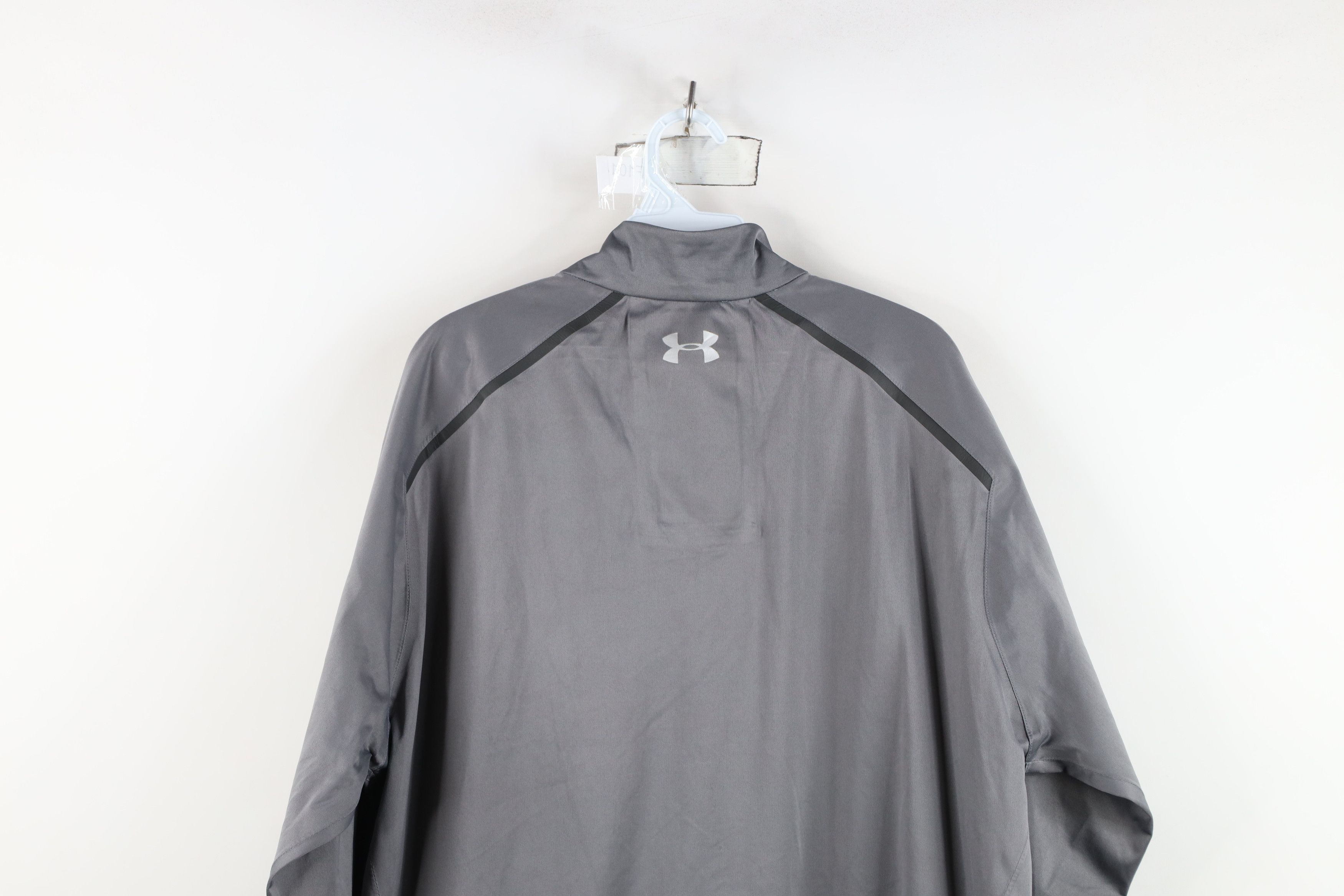 Under Armour Under Armour Storm Distressed Full Zip Rain Jacket Coat Gray Size US M / EU 48-50 / 2 - 14 Thumbnail