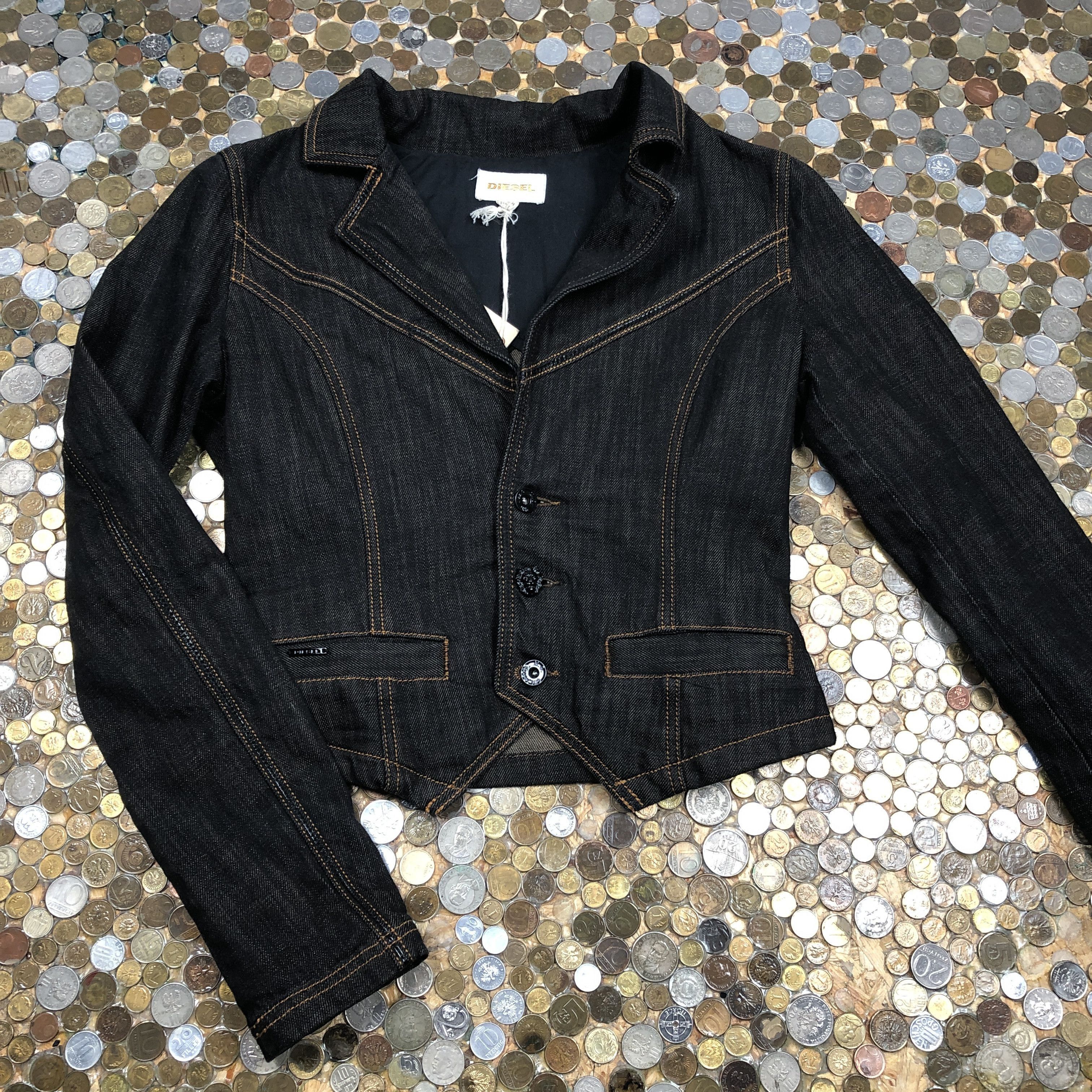 Diesel Diesel Denim jeans blazer jacket 90's Size M / US 6-8 / IT 42-44 - 1 Thumbnail