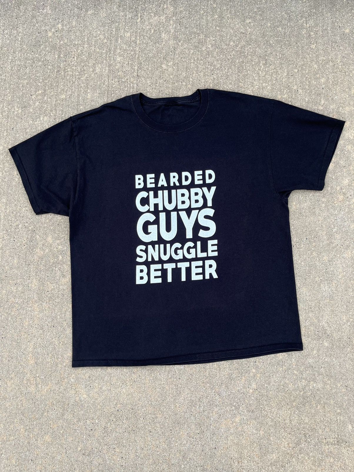 Vintage VINTAGE Y2K ADULT HUMOR “BEARDED CHUBBY GUYS” FUNNY T-SHIRT Size US XL / EU 56 / 4 - 2 Thumbnail