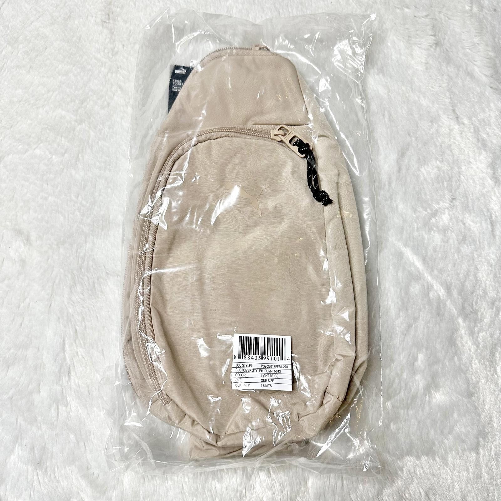 Puma NWT PUMA Unisex Light Beige Myriad Sling Crossbody Bag OS Size ONE SIZE - 12 Thumbnail